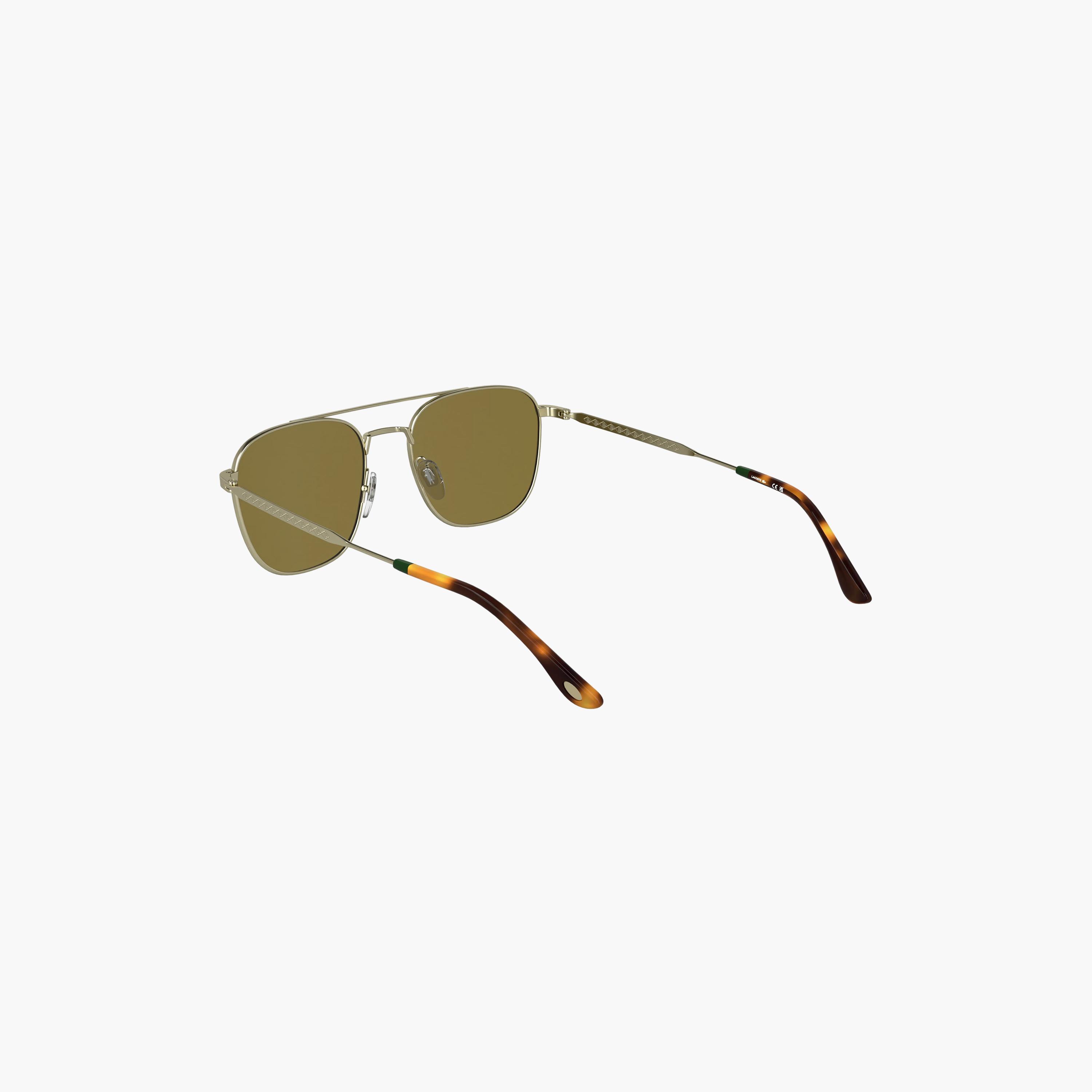 LACOSTE Unisex Aviator Mirror Green Sunglasses | L269S.710-men-sunglasses-image-2