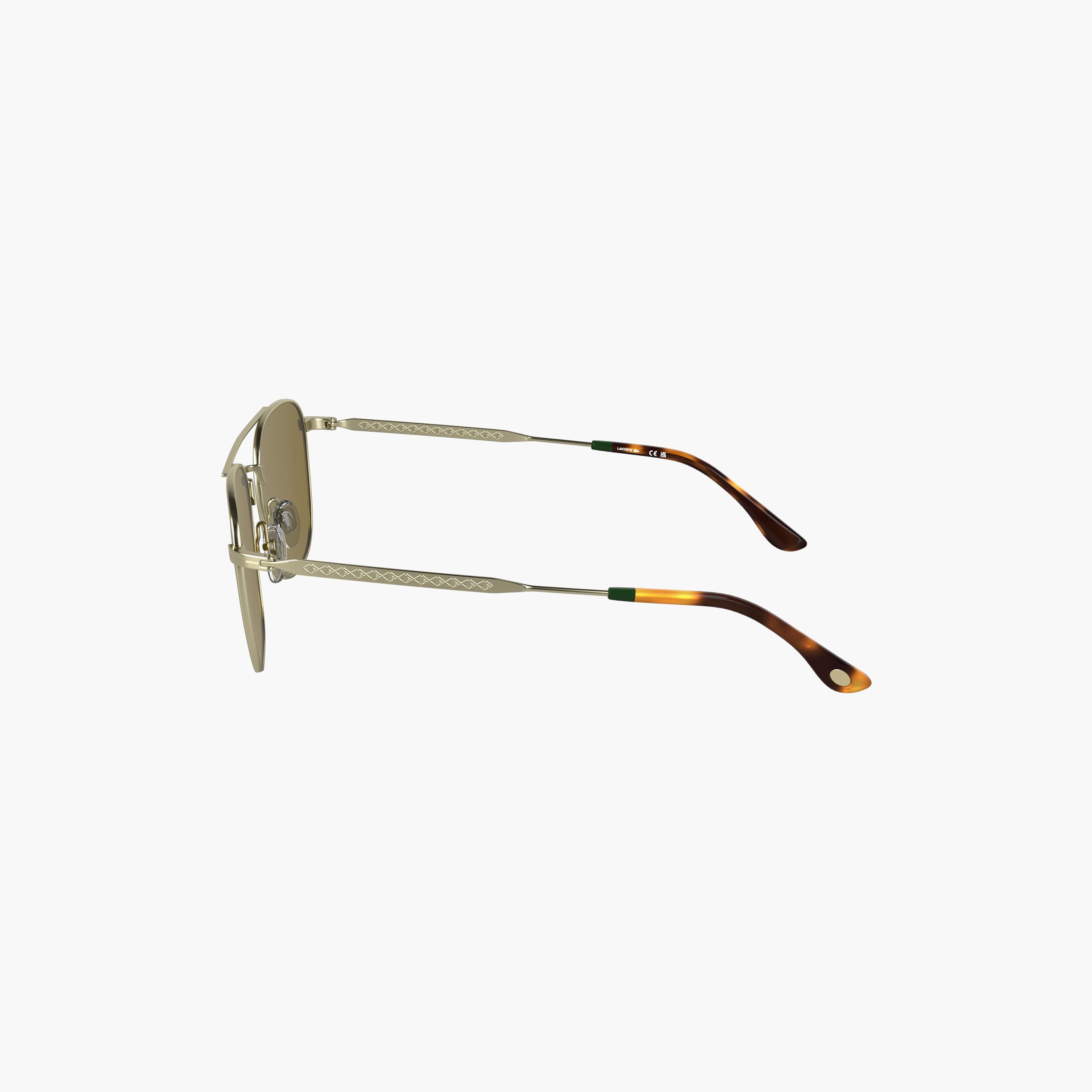 LACOSTE Unisex Aviator Mirror Green Sunglasses | L269S.710-men-sunglasses-image-5