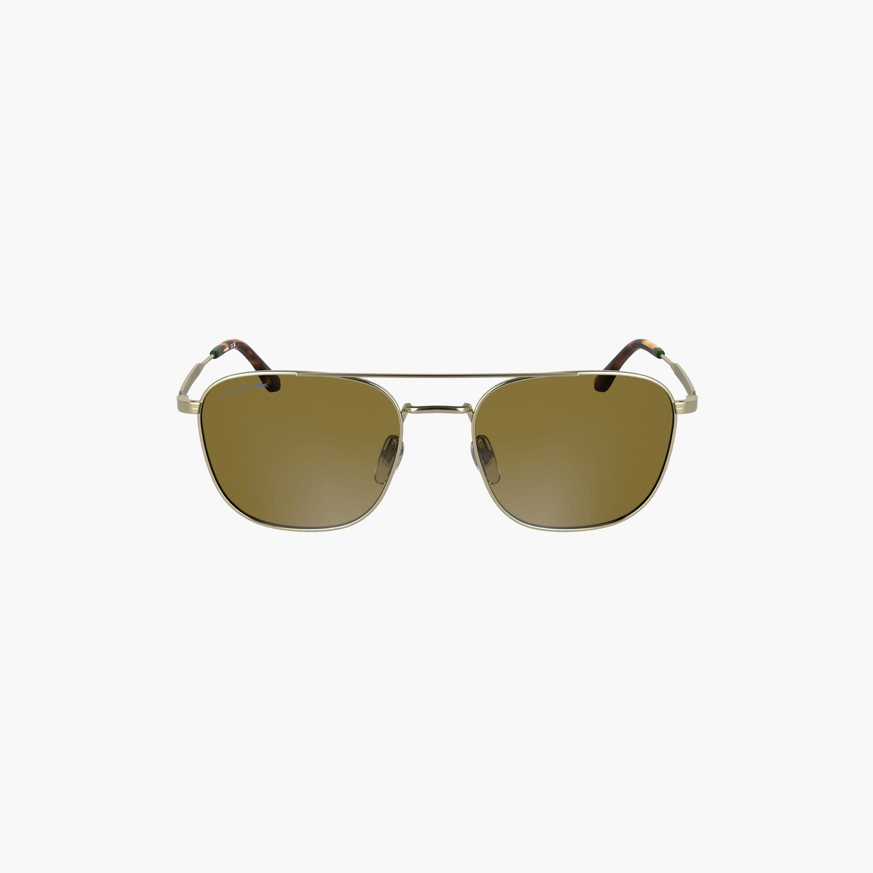 LACOSTE Unisex Aviator Mirror Green Sunglasses | L269S.710-men-sunglasses-image-7