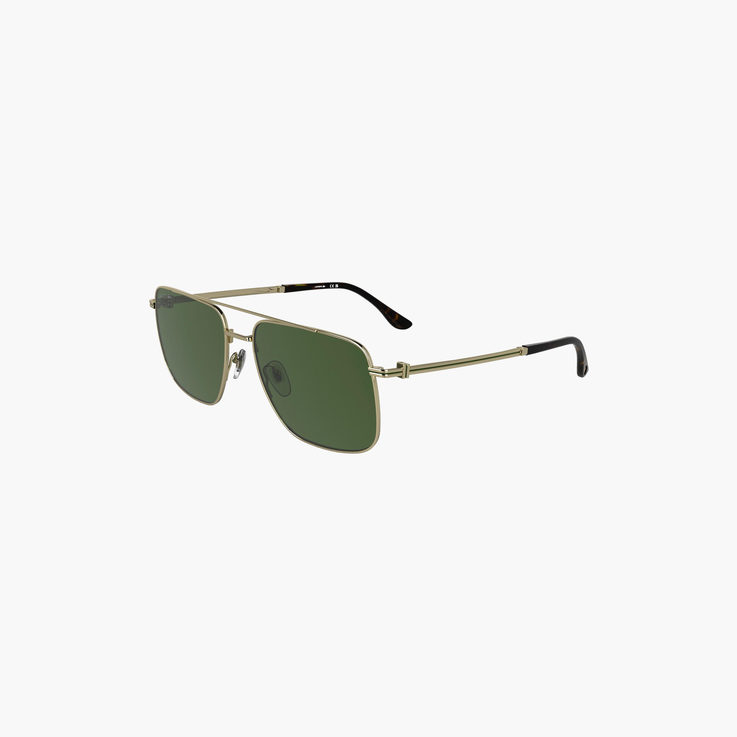 LACOSTE Men Aviator Mirror Green Sunglasses | L272SN.714-men-sunglasses-image-1