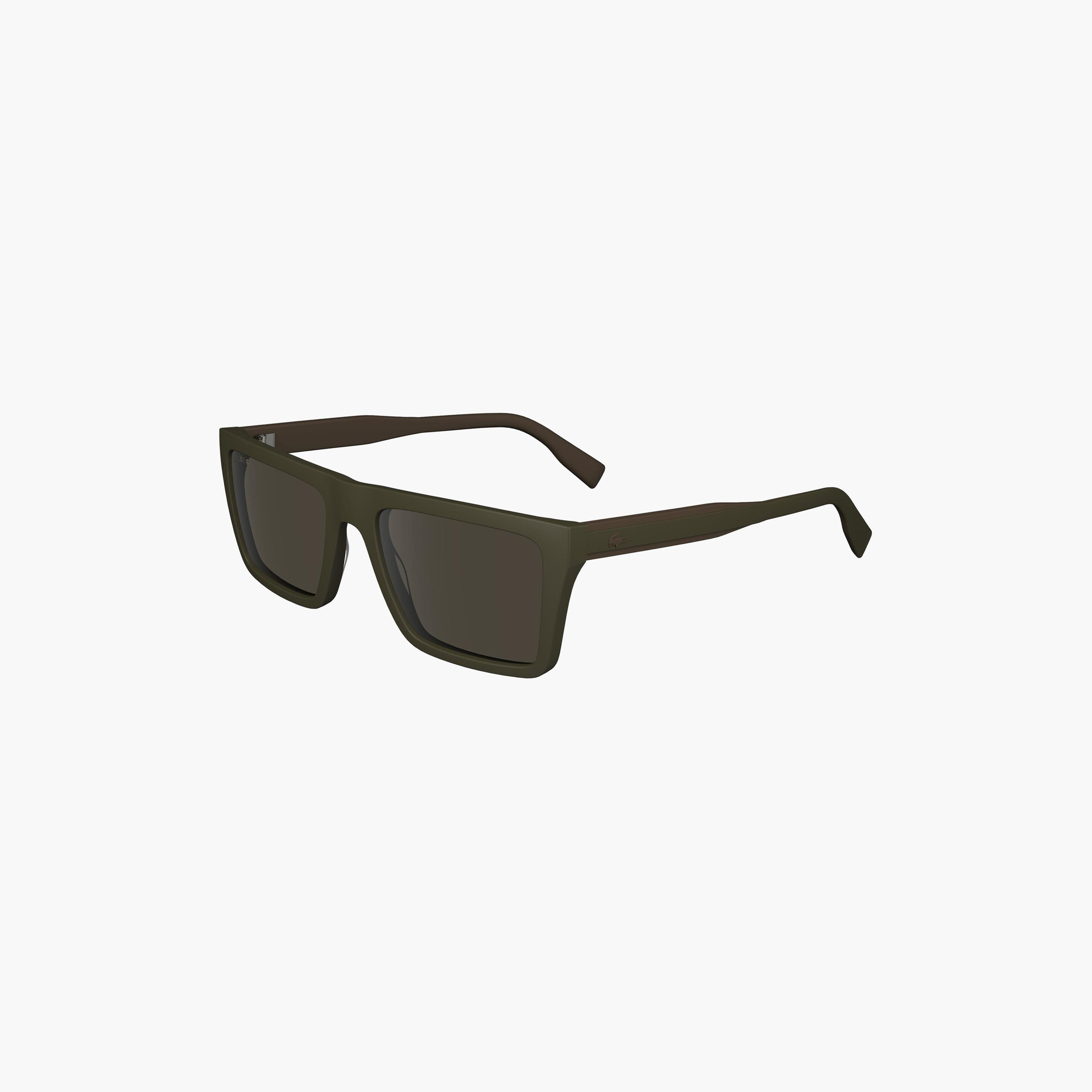 LACOSTE Men Rectangle Mirror Black Sunglasses | L6009S.275-men-sunglasses-image-1