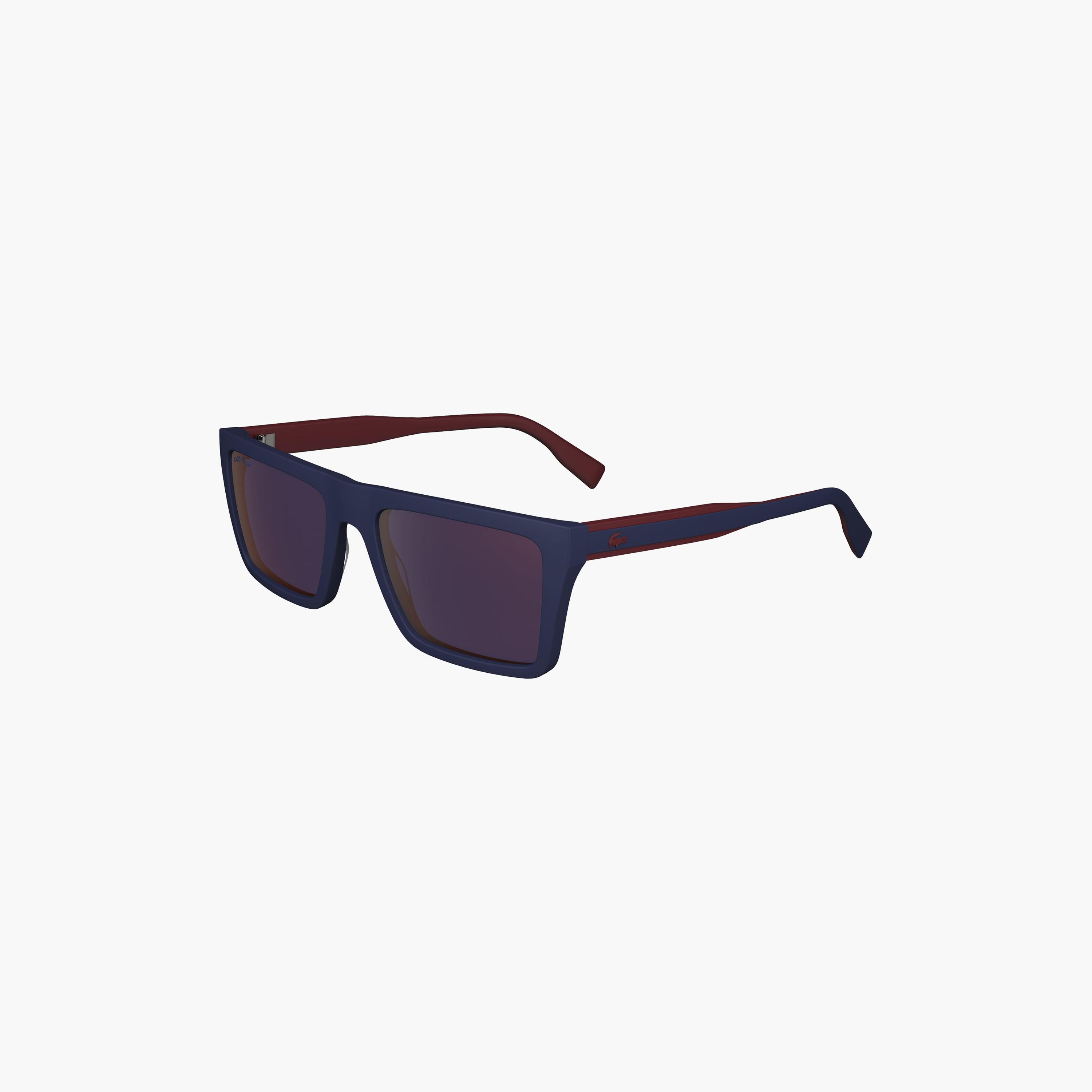 LACOSTE Men Rectangle Mirror Blue Sunglasses | L6009S.424-men-sunglasses-image-1