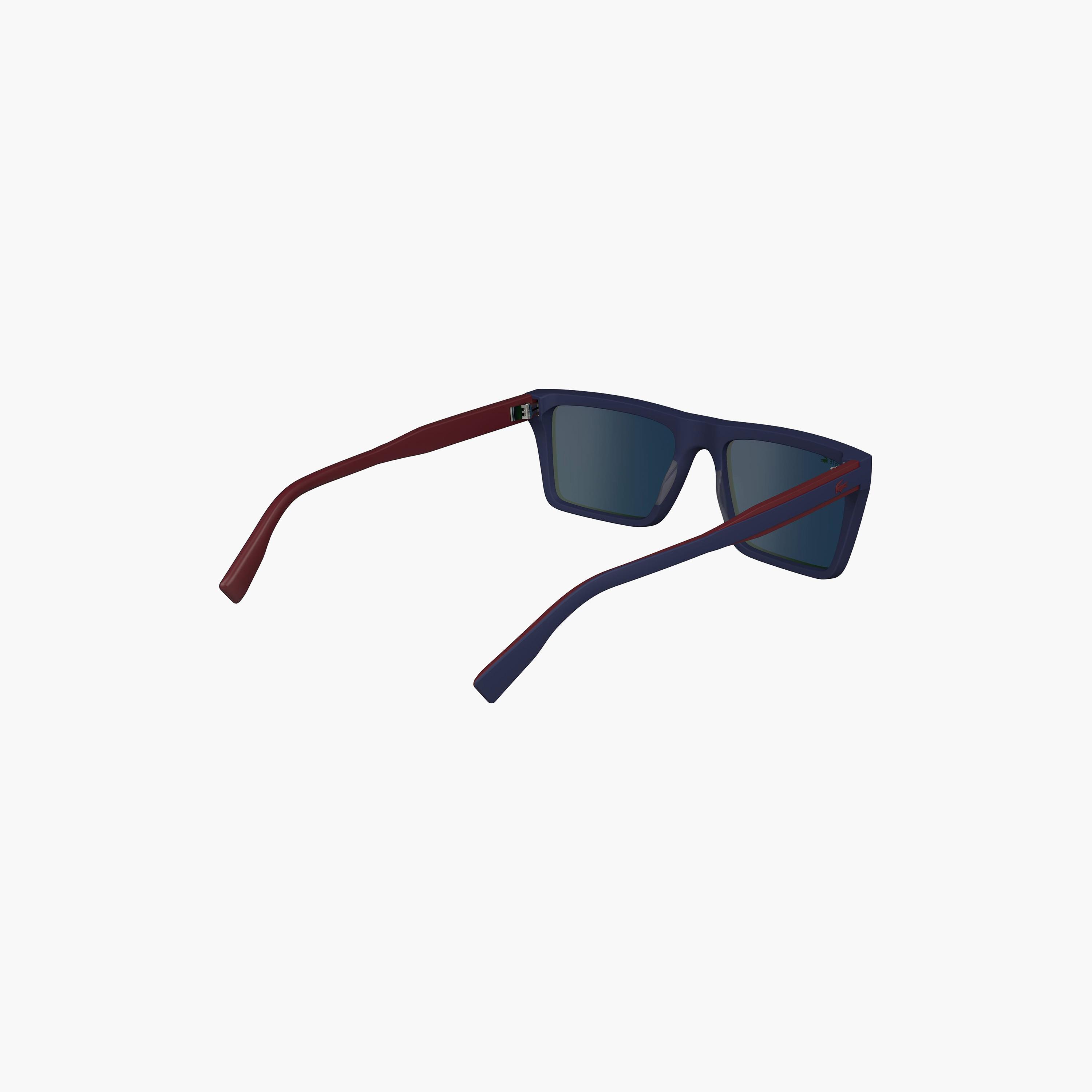 LACOSTE Men Rectangle Mirror Blue Sunglasses | L6009S.424-men-sunglasses-image-3