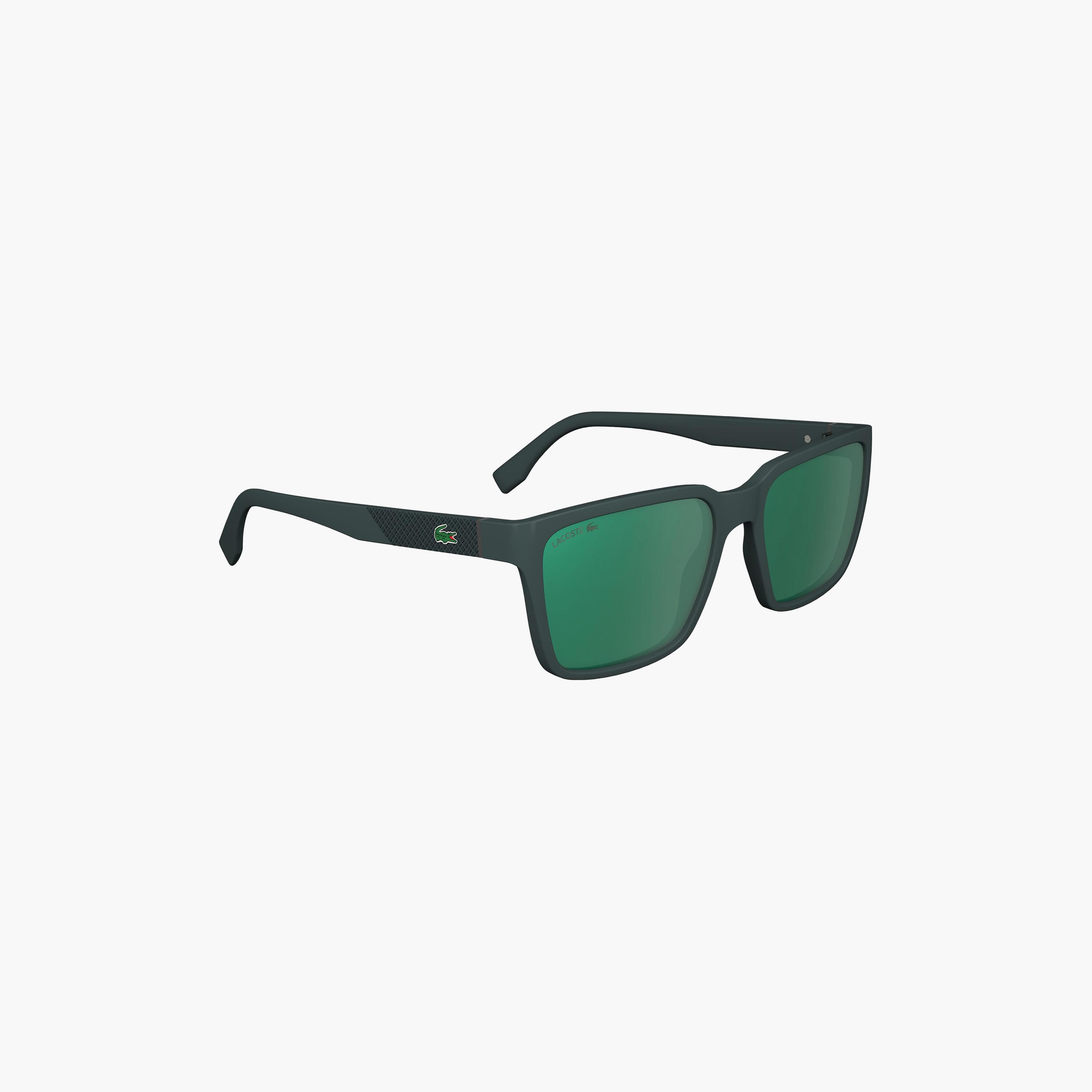 نظارات شمسية رجالية من لاكوست، مربعة الشكل، خضراء اللون | L6011SN.301-men-sunglasses-image-3