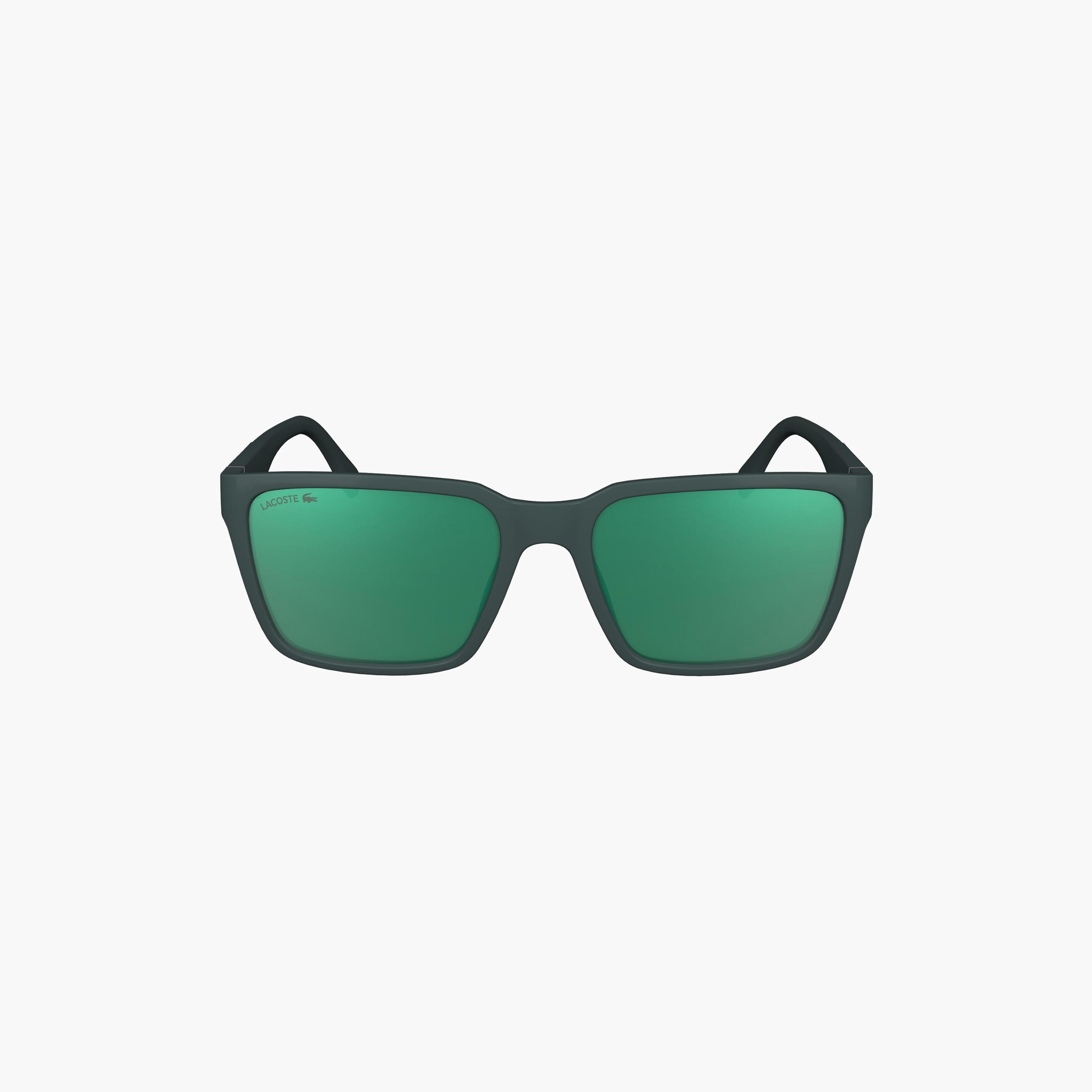 نظارات شمسية رجالية من لاكوست، مربعة الشكل، خضراء اللون | L6011SN.301-men-sunglasses-image-6