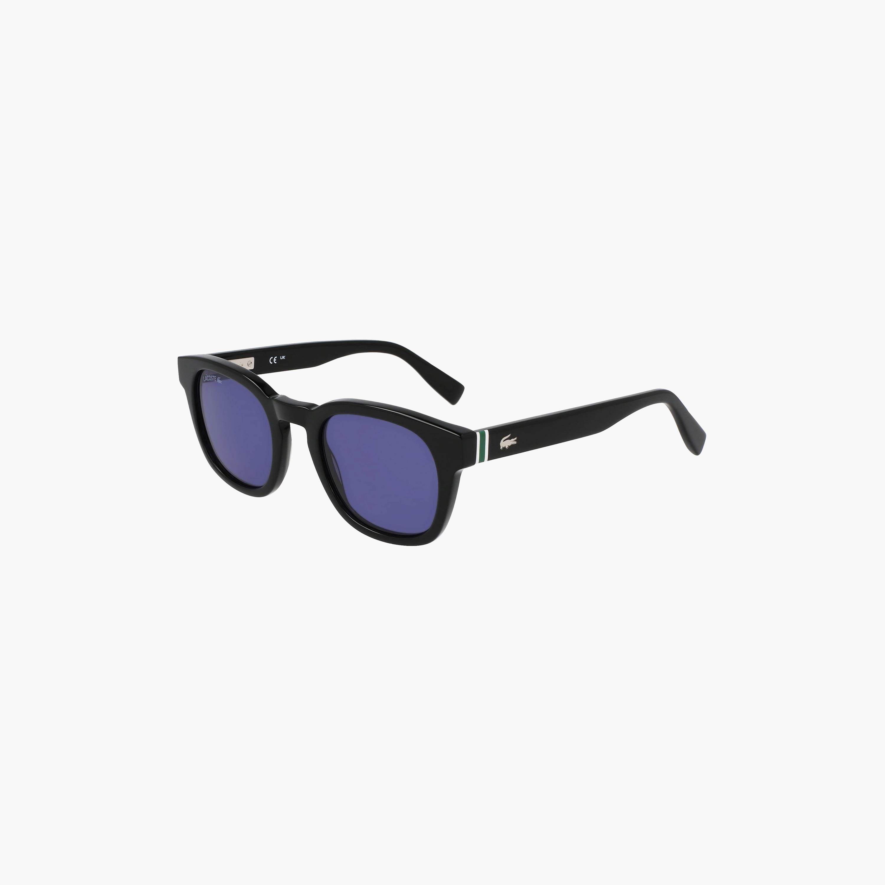 LACOSTE Unisex Round Mirror Blue Sunglasses | L6015SN.001-men-sunglasses-image-1