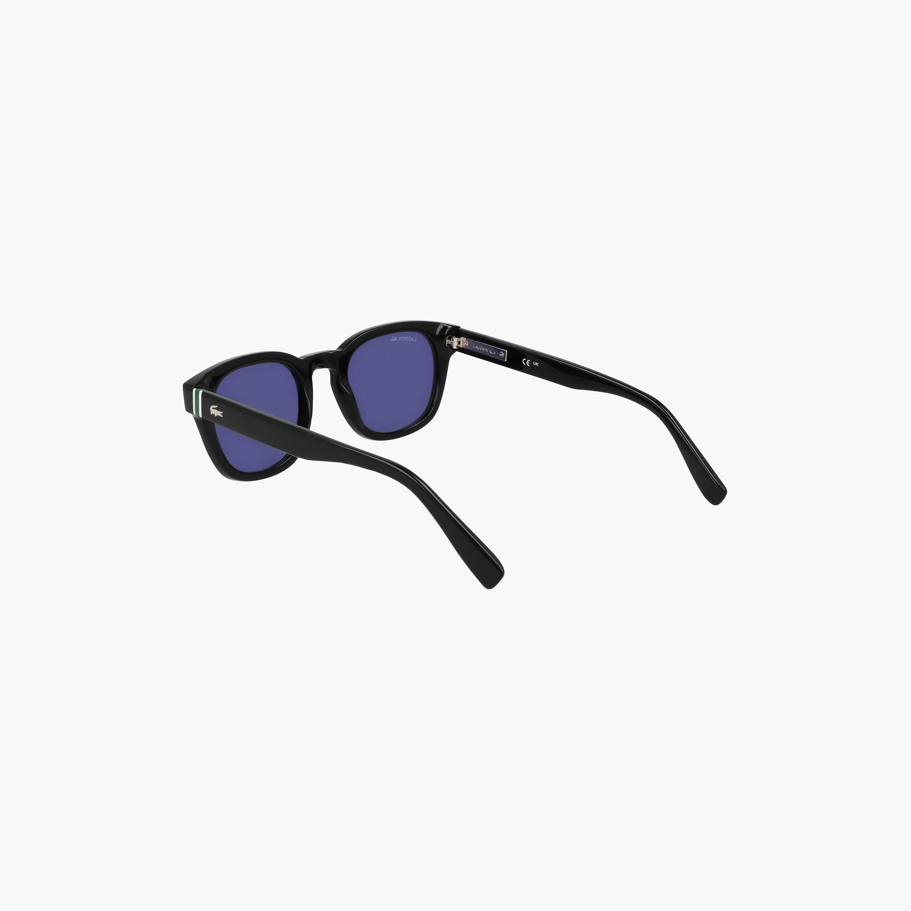 LACOSTE Unisex Round Mirror Blue Sunglasses | L6015SN.001-men-sunglasses-image-2