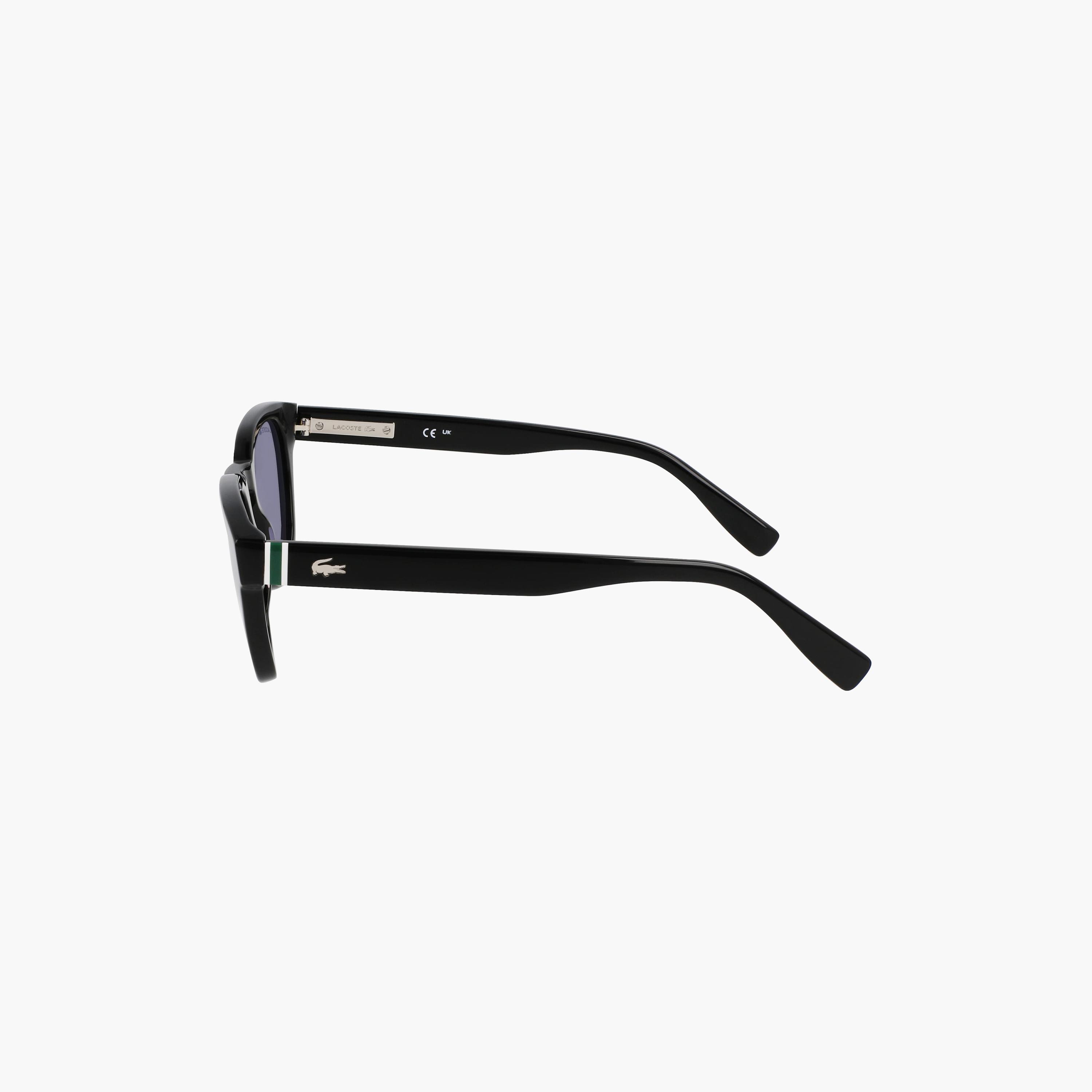 LACOSTE Unisex Round Mirror Blue Sunglasses | L6015SN.001-men-sunglasses-image-5