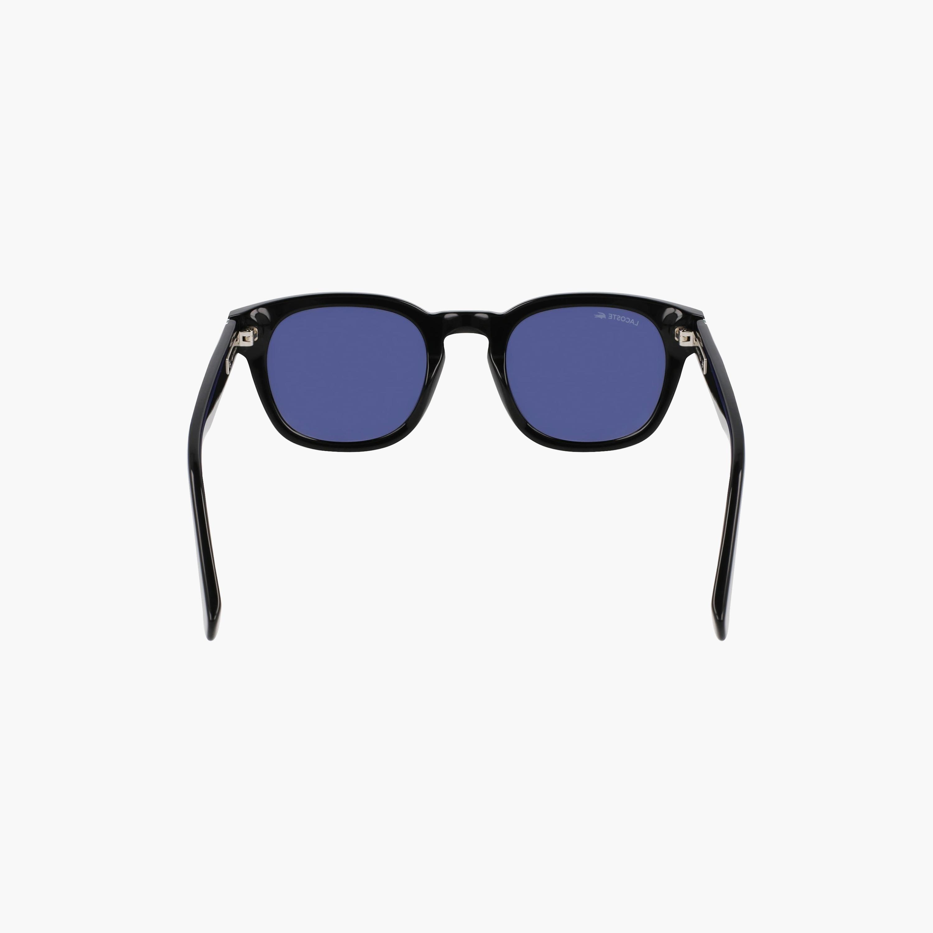 LACOSTE Unisex Round Mirror Blue Sunglasses | L6015SN.001-men-sunglasses-image-6
