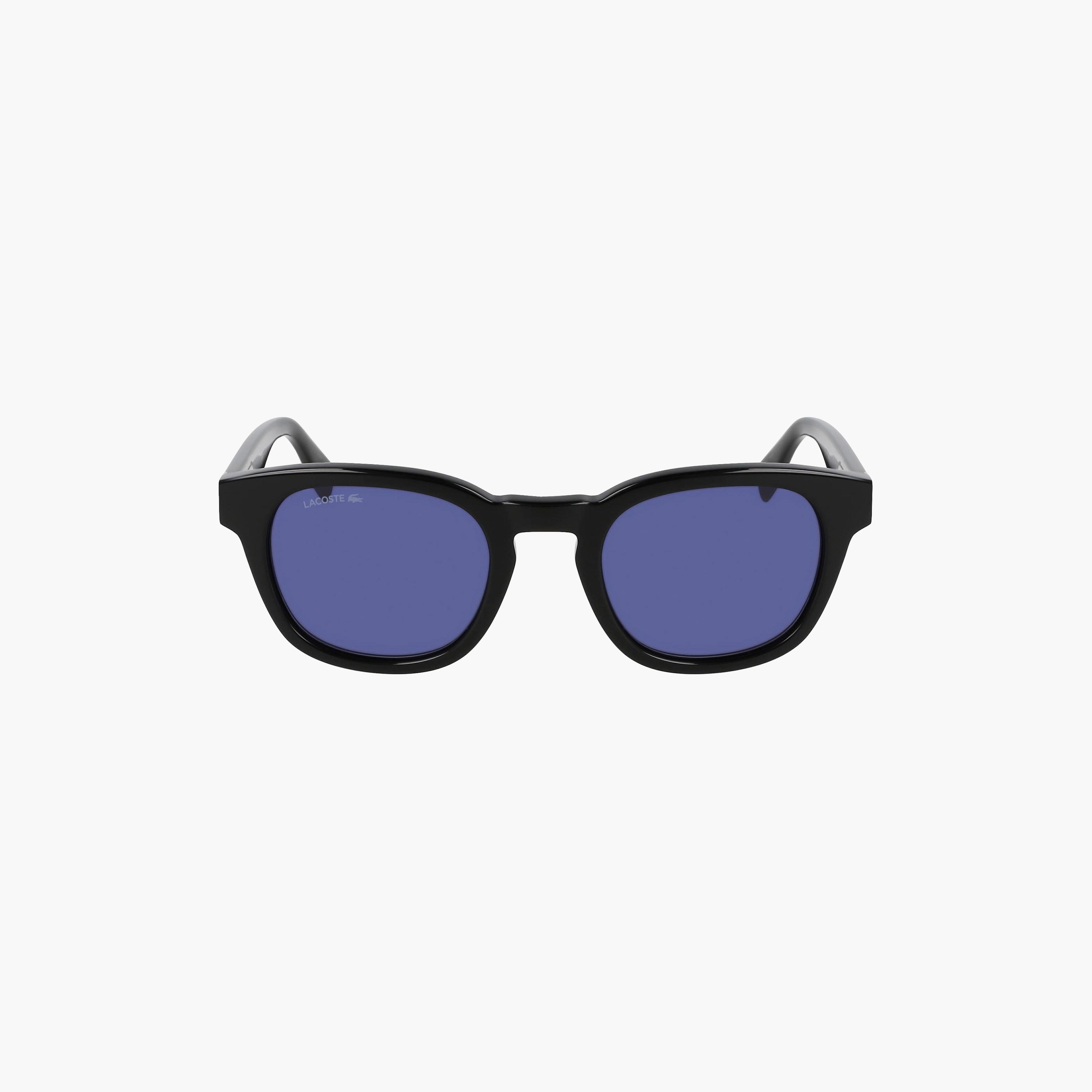 LACOSTE Unisex Round Mirror Blue Sunglasses | L6015SN.001-men-sunglasses-image-7