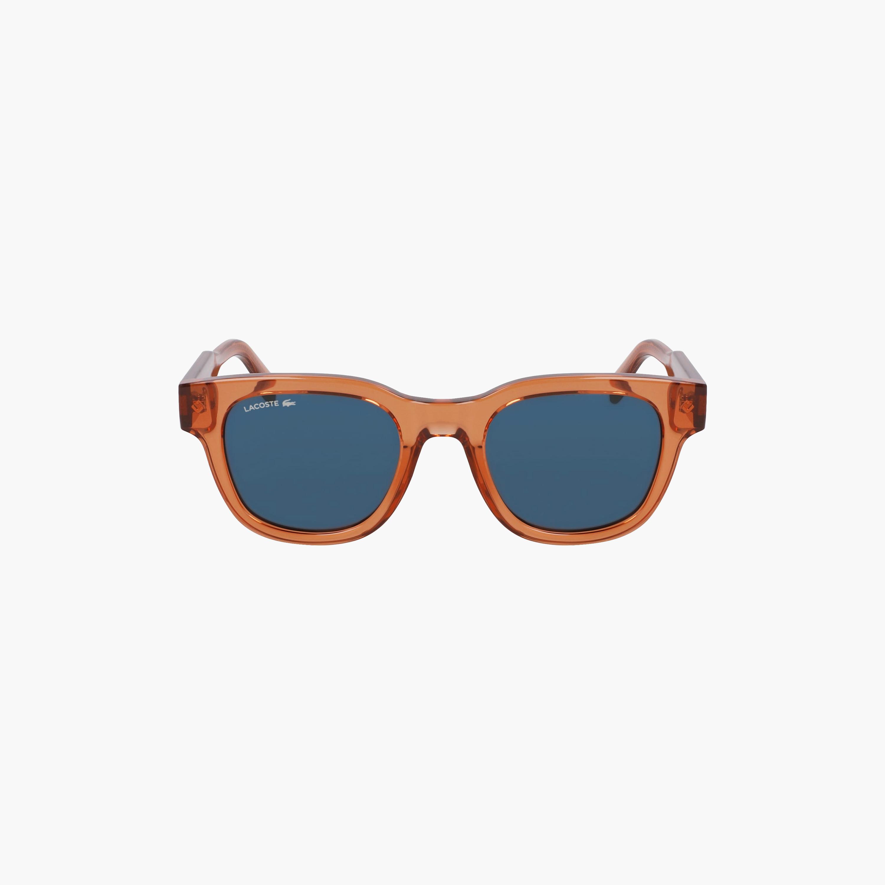 LACOSTE Unisex Round Mirror Blue Sunglasses | L6023S.204-men-sunglasses-image-7