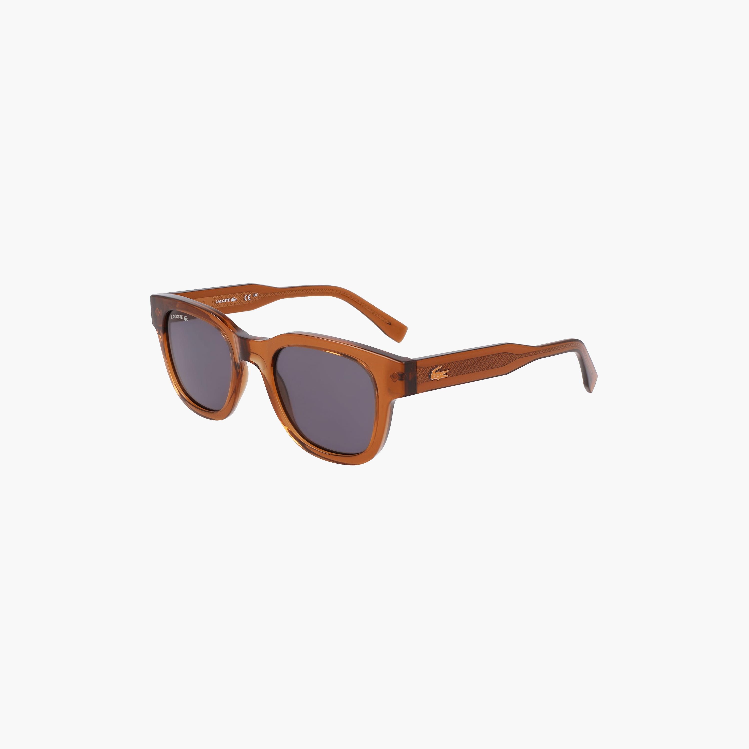 LACOSTE Unisex Round Mirror Purple Sunglasses | L6023S.210-men-sunglasses-image-1