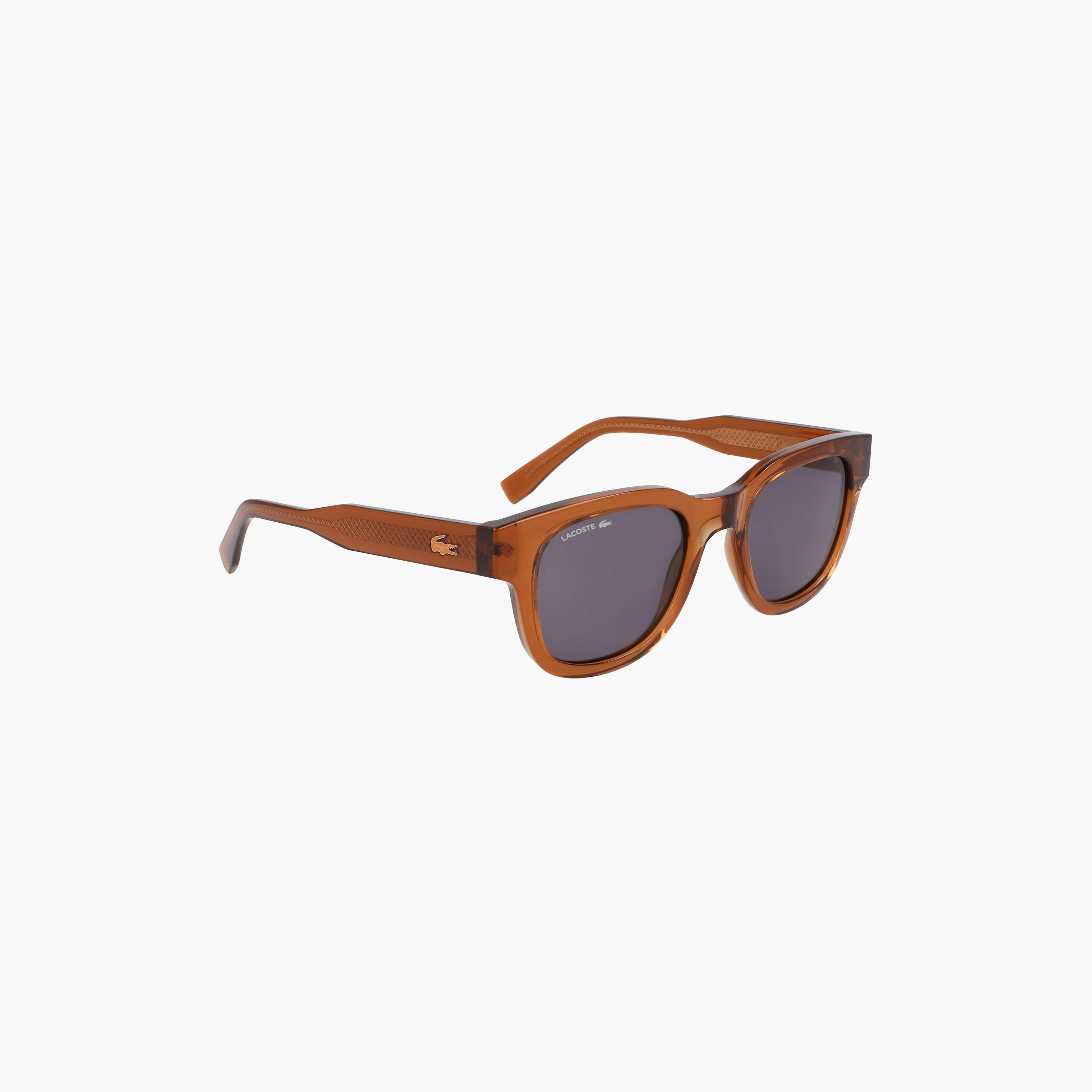 LACOSTE Unisex Round Mirror Purple Sunglasses | L6023S.210-men-sunglasses-image-2