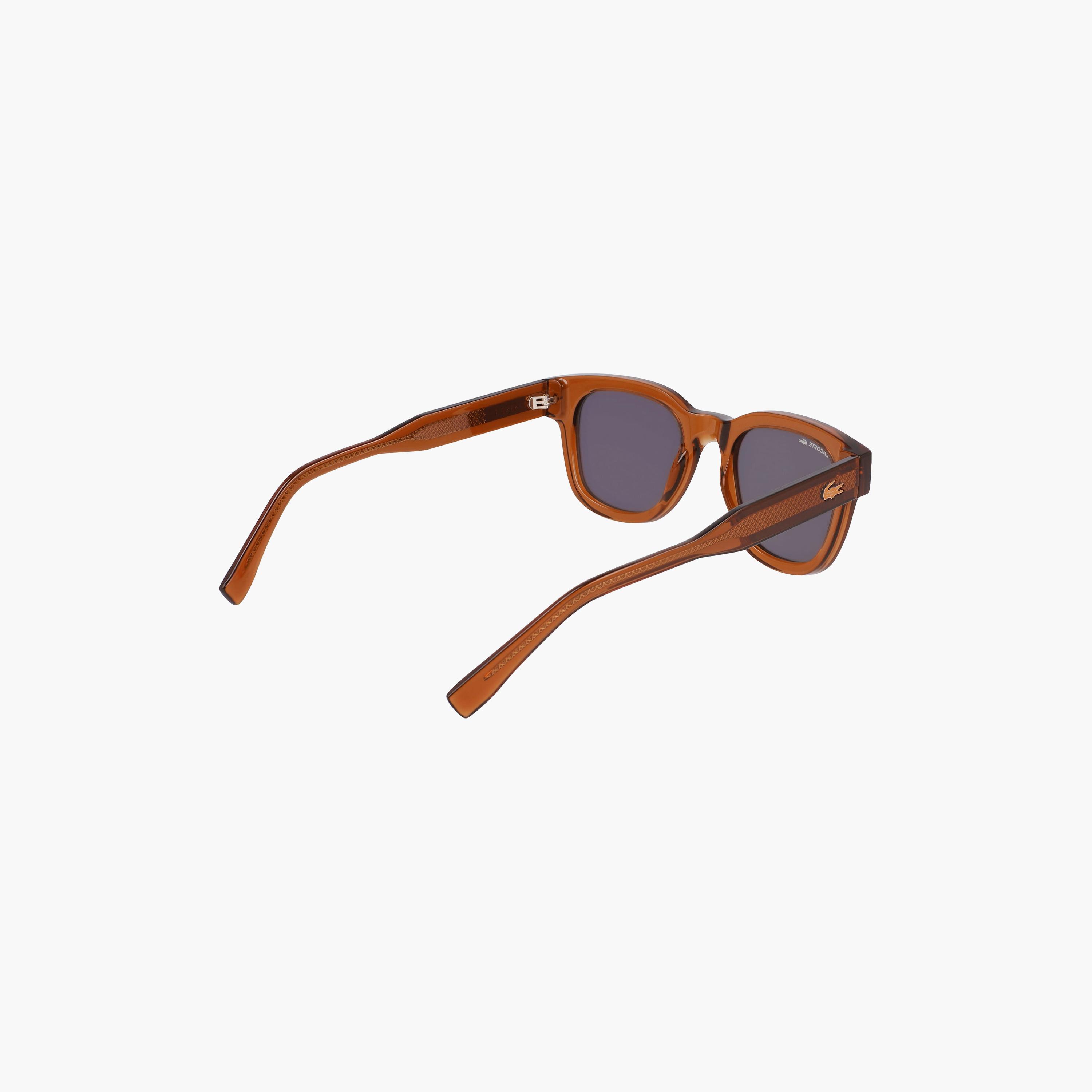 LACOSTE Unisex Round Mirror Purple Sunglasses | L6023S.210-men-sunglasses-image-3