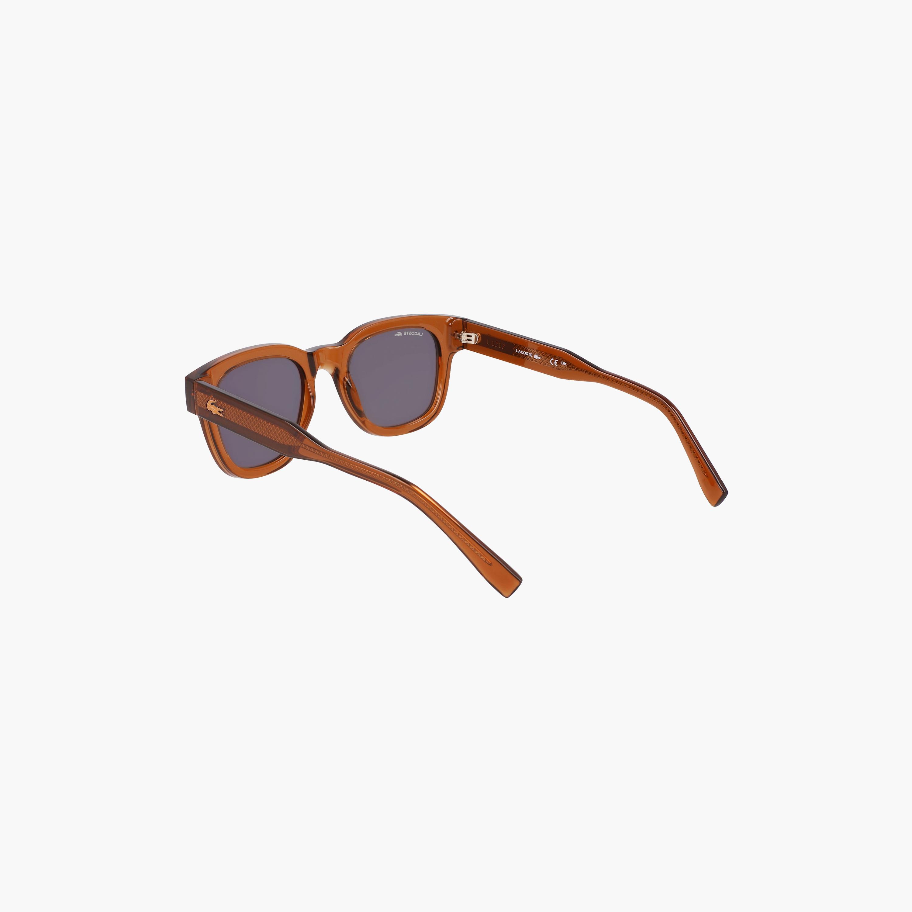 LACOSTE Unisex Round Mirror Purple Sunglasses | L6023S.210-men-sunglasses-image-4