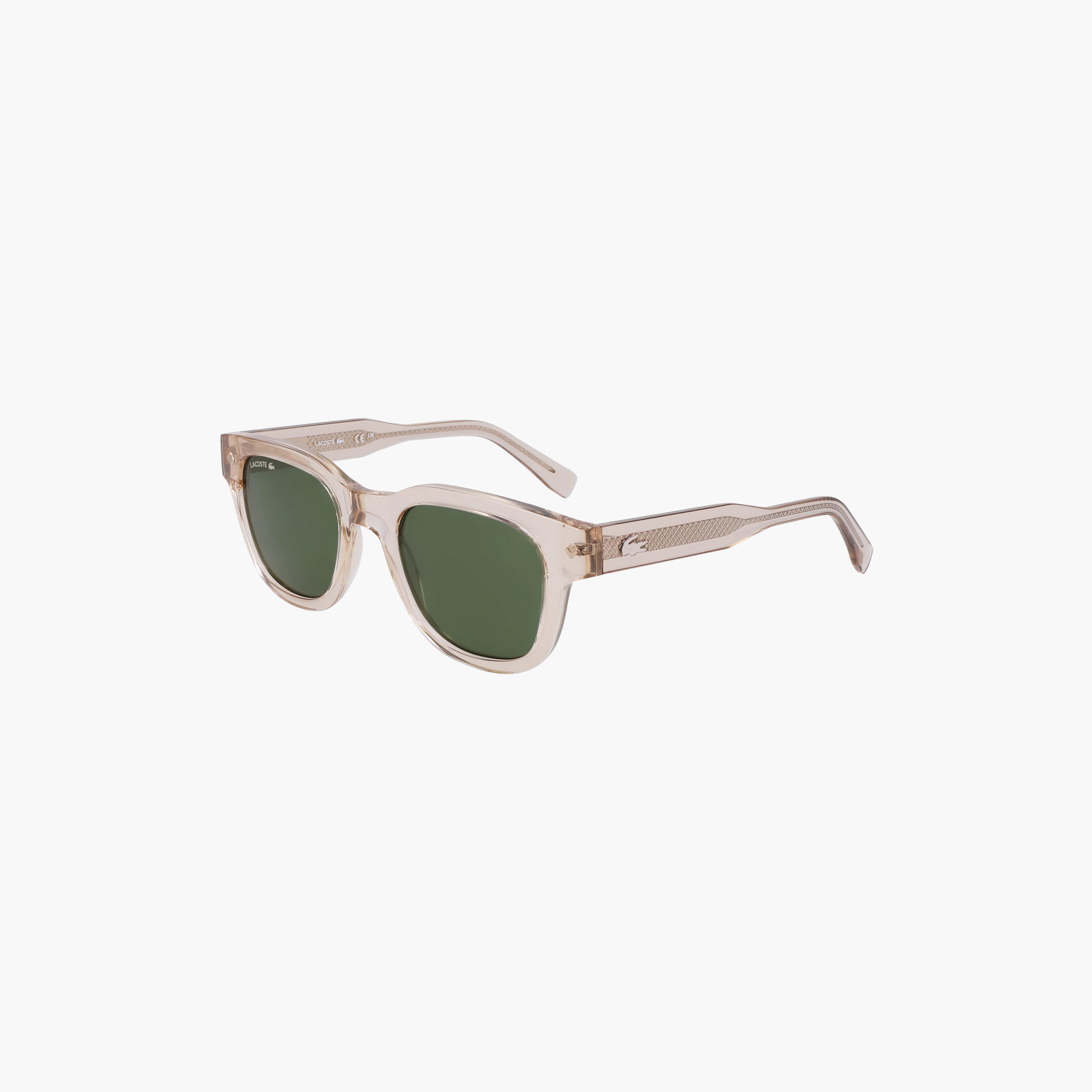 LACOSTE Unisex Round Mirror Green Sunglasses | L6023S.264-men-sunglasses-image-1