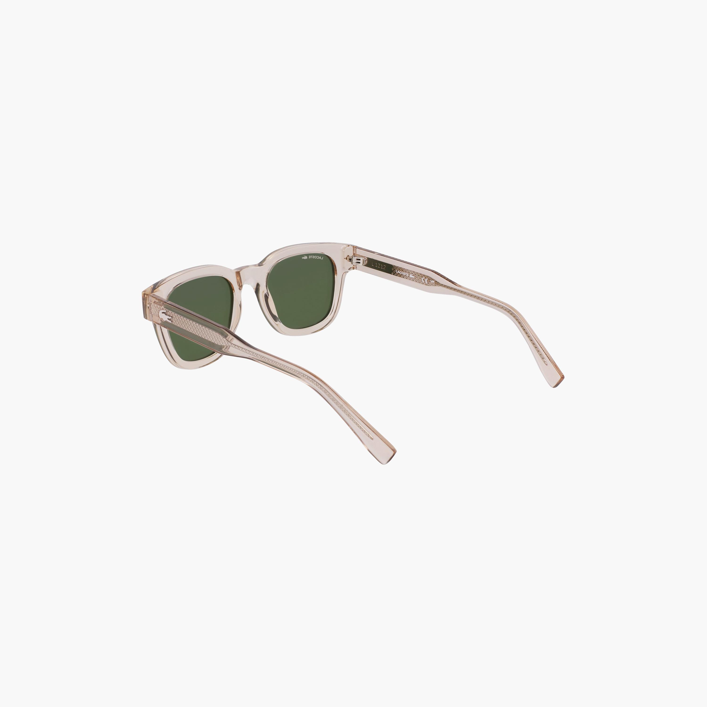 LACOSTE Unisex Round Mirror Green Sunglasses | L6023S.264-men-sunglasses-image-4