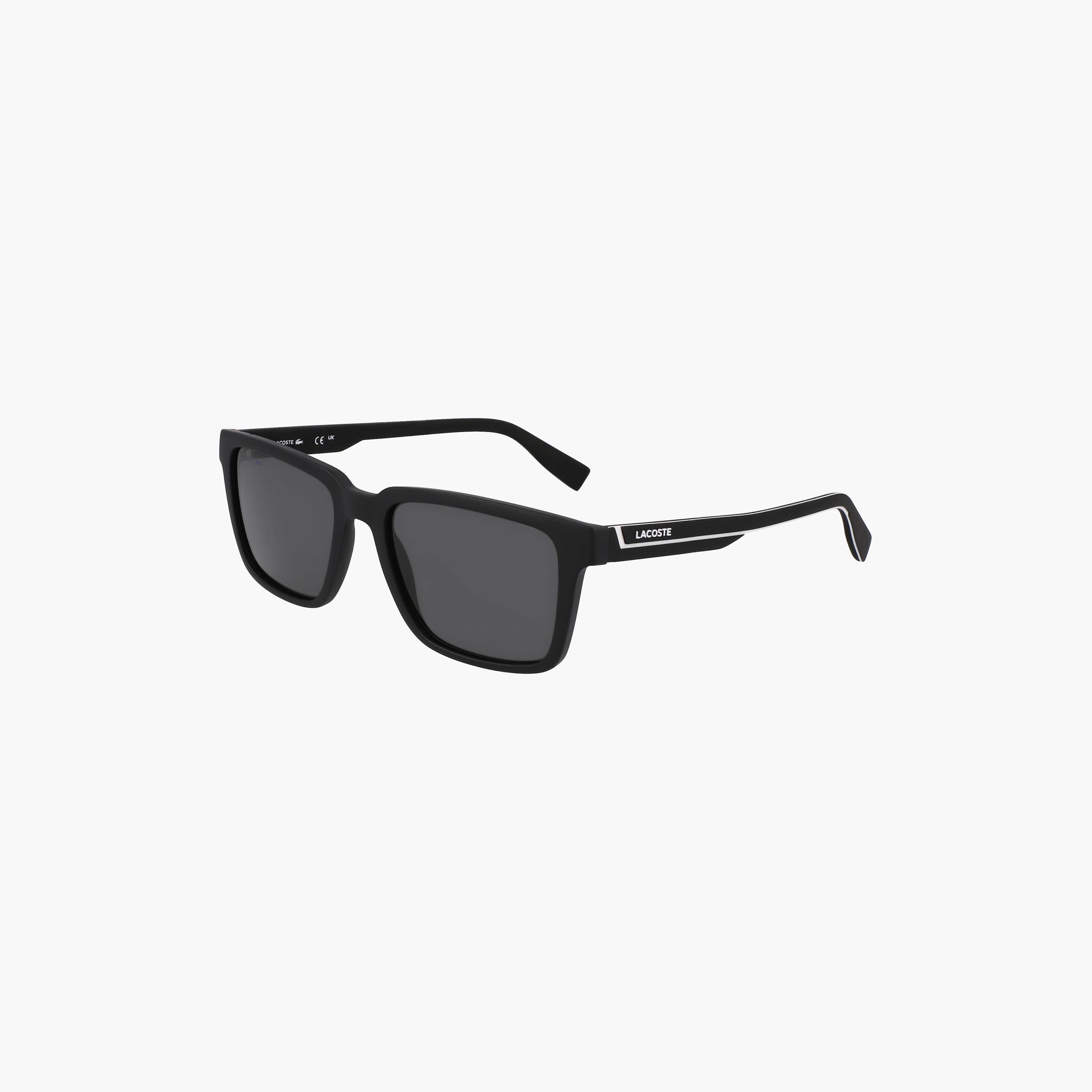 LACOSTE Men Rectangle Mirror Grey Sunglasses | L6032S.002-men-sunglasses-image-1