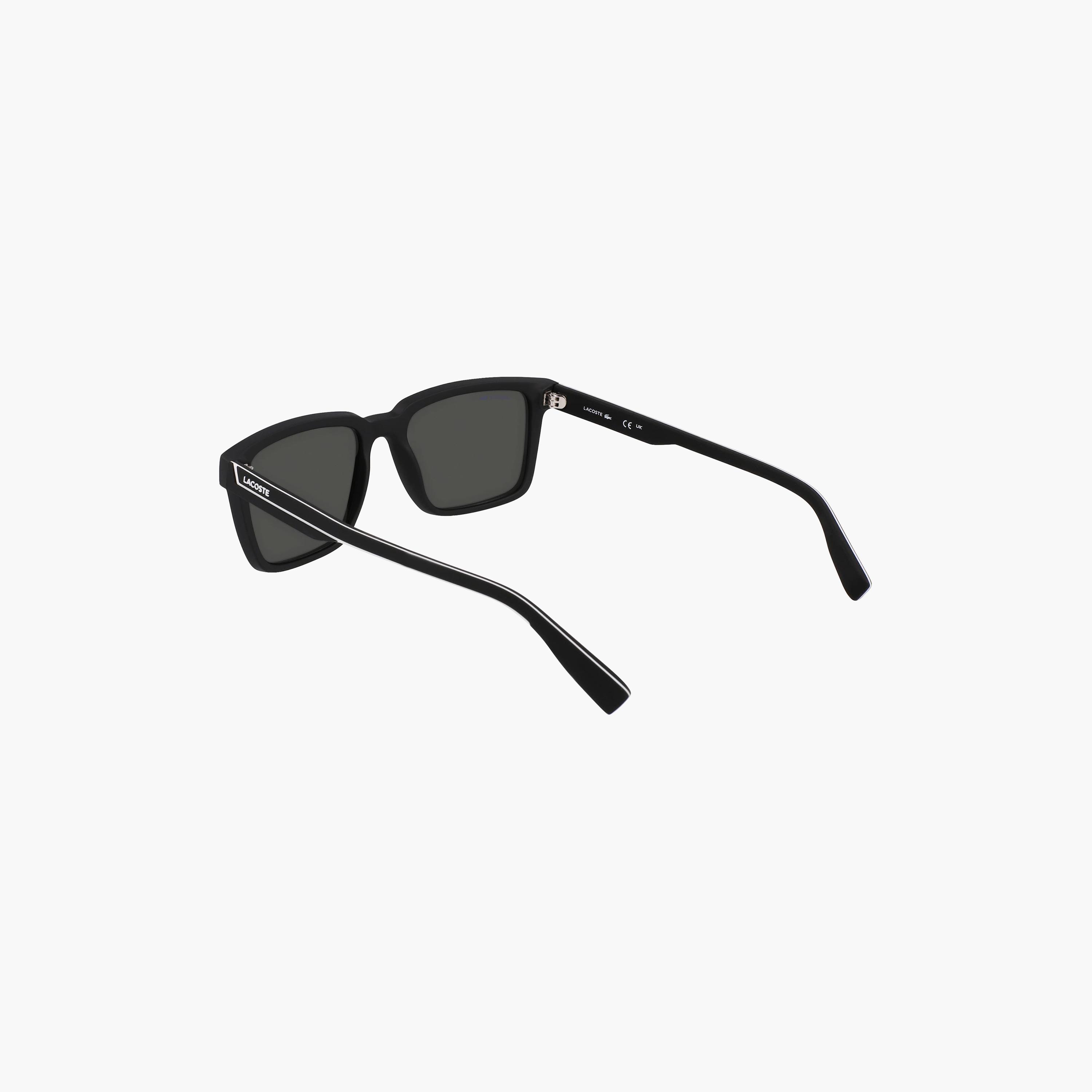 LACOSTE Men Rectangle Mirror Grey Sunglasses | L6032S.002-men-sunglasses-image-2