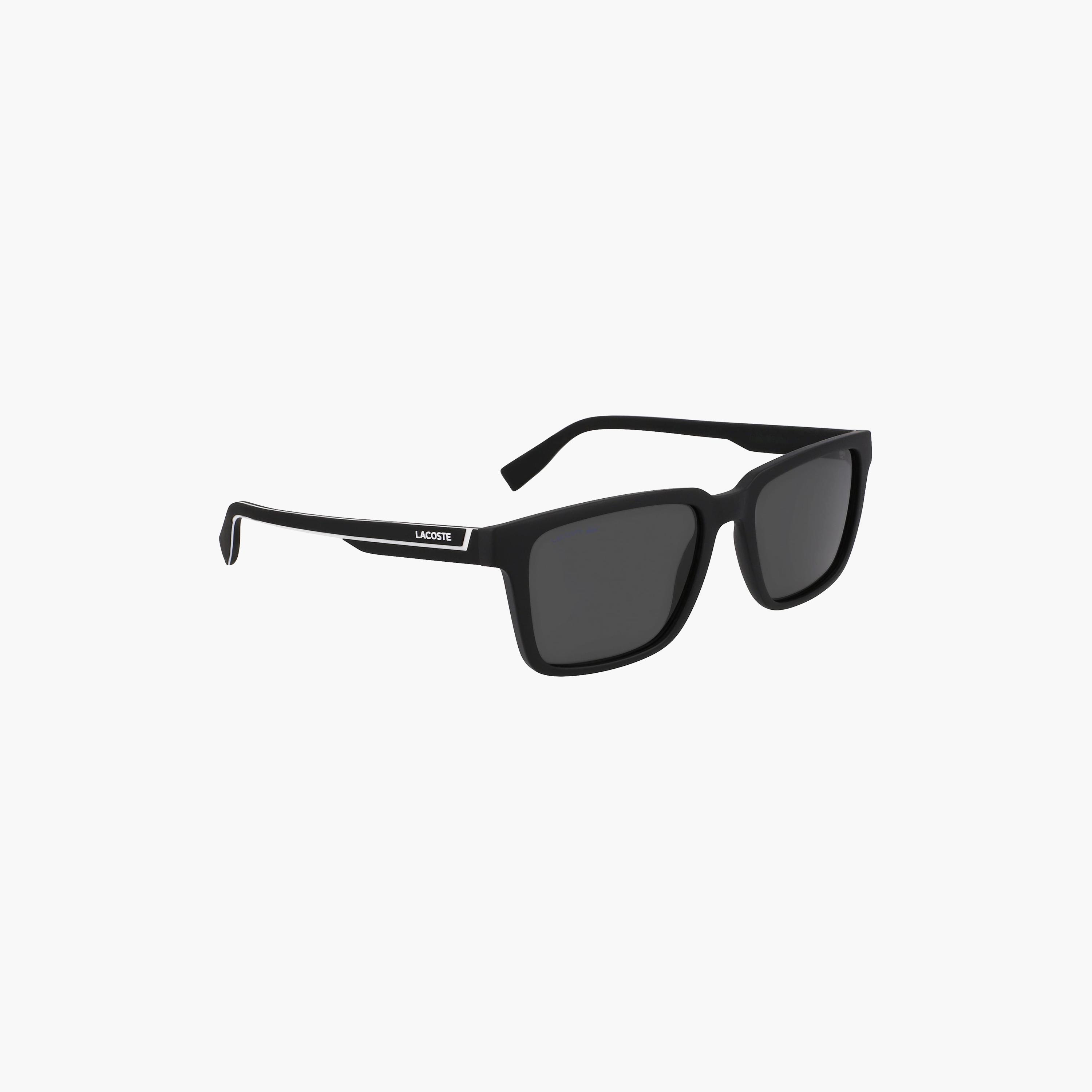 LACOSTE Men Rectangle Mirror Grey Sunglasses | L6032S.002-men-sunglasses-image-4