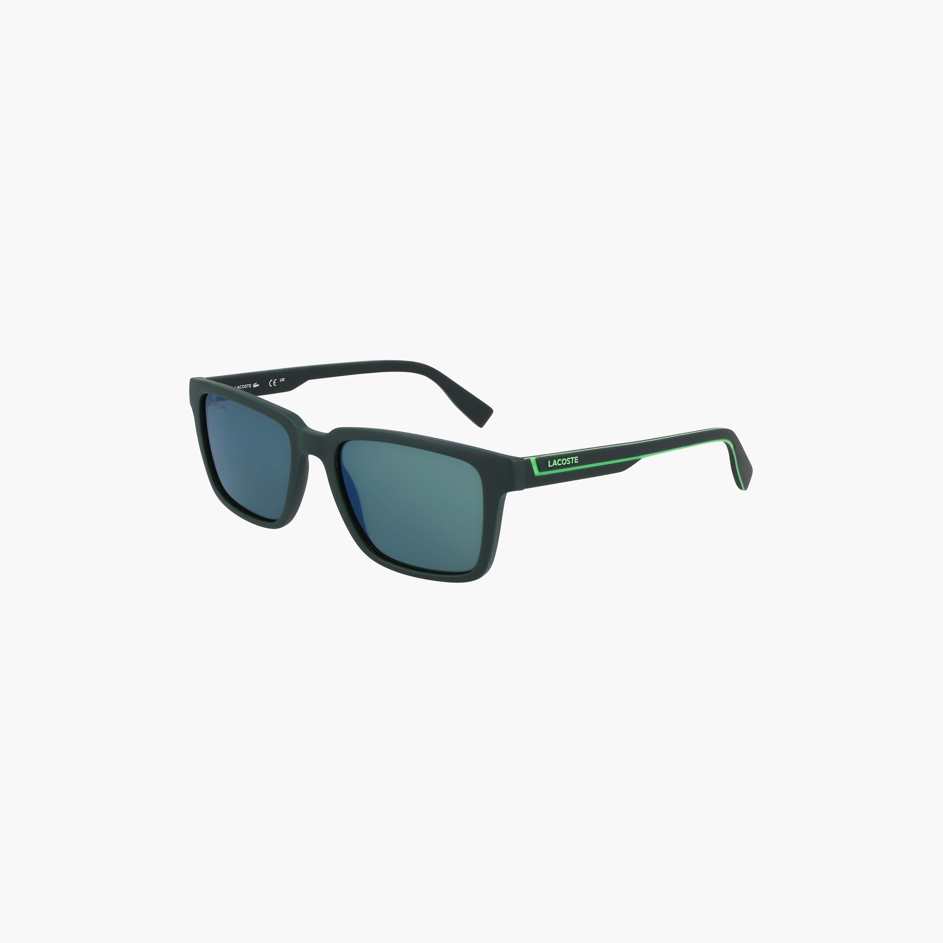 LACOSTE Men Square Mirror Blue Sunglasses | L6032S.301-men-sunglasses-image-1