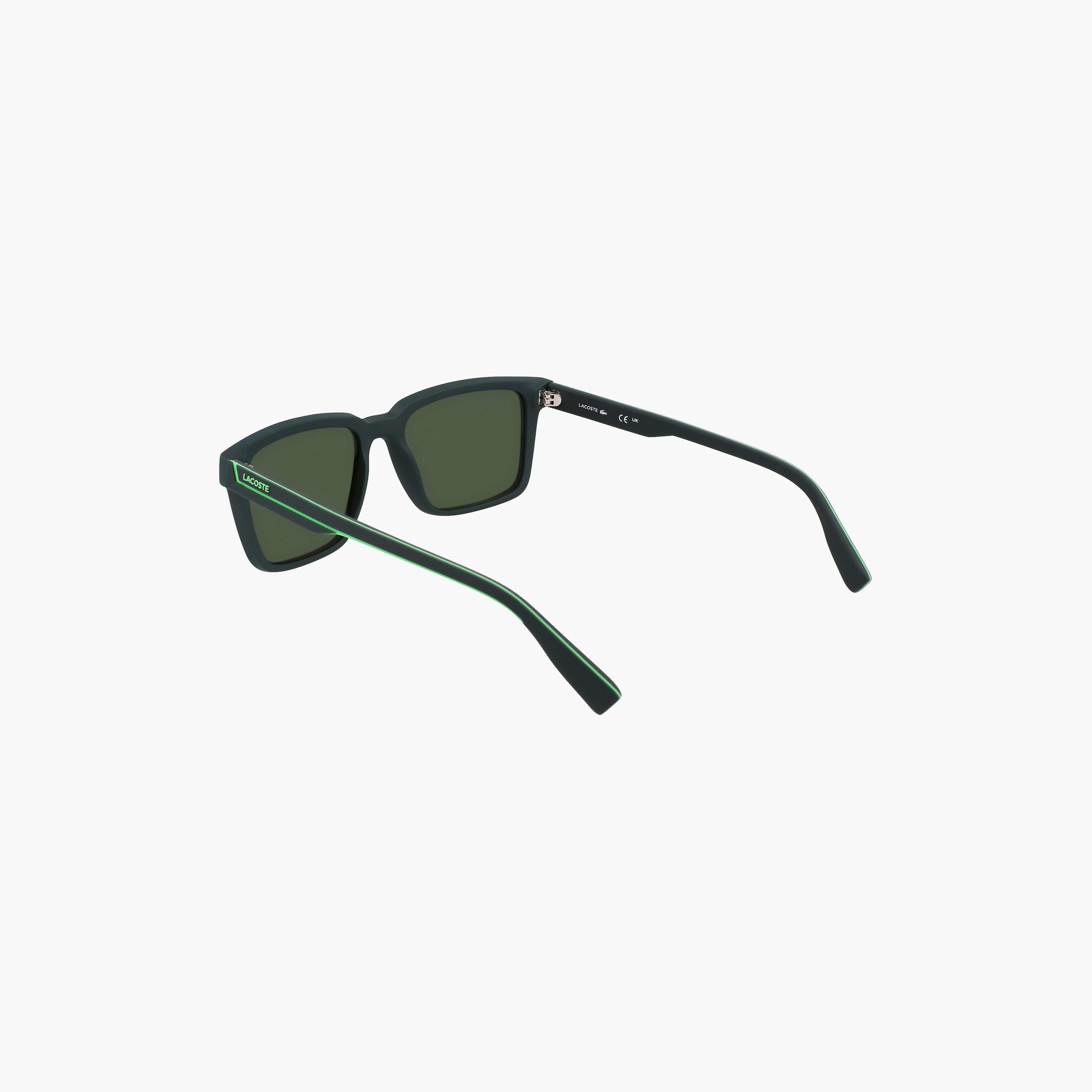 LACOSTE Men Square Mirror Blue Sunglasses | L6032S.301-men-sunglasses-image-2