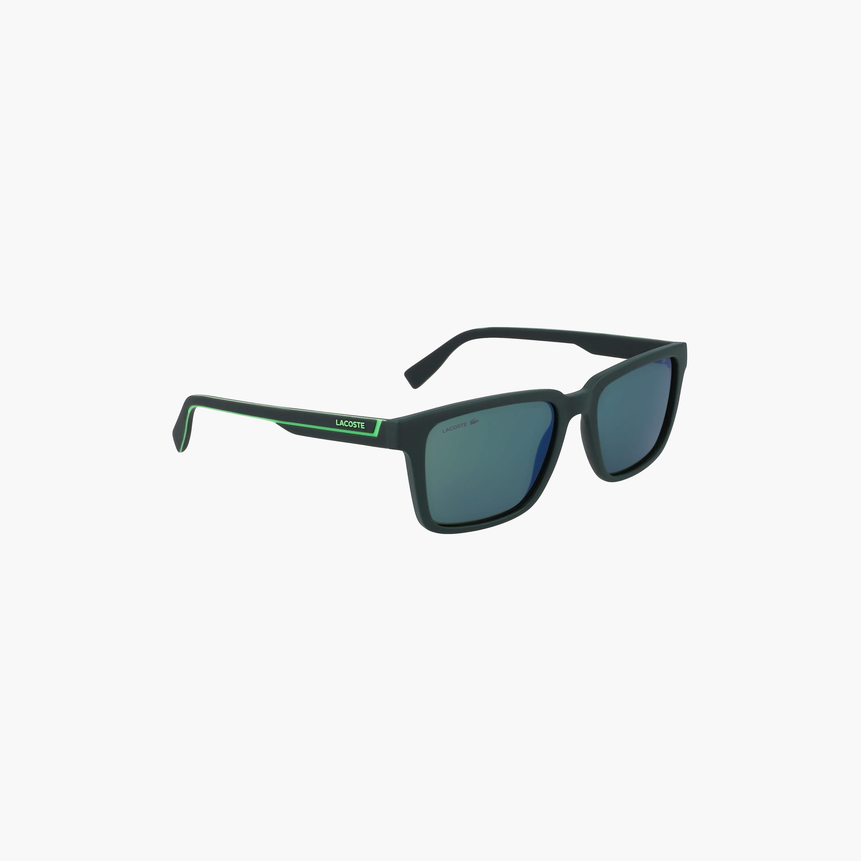 LACOSTE Men Square Mirror Blue Sunglasses | L6032S.301-men-sunglasses-image-4