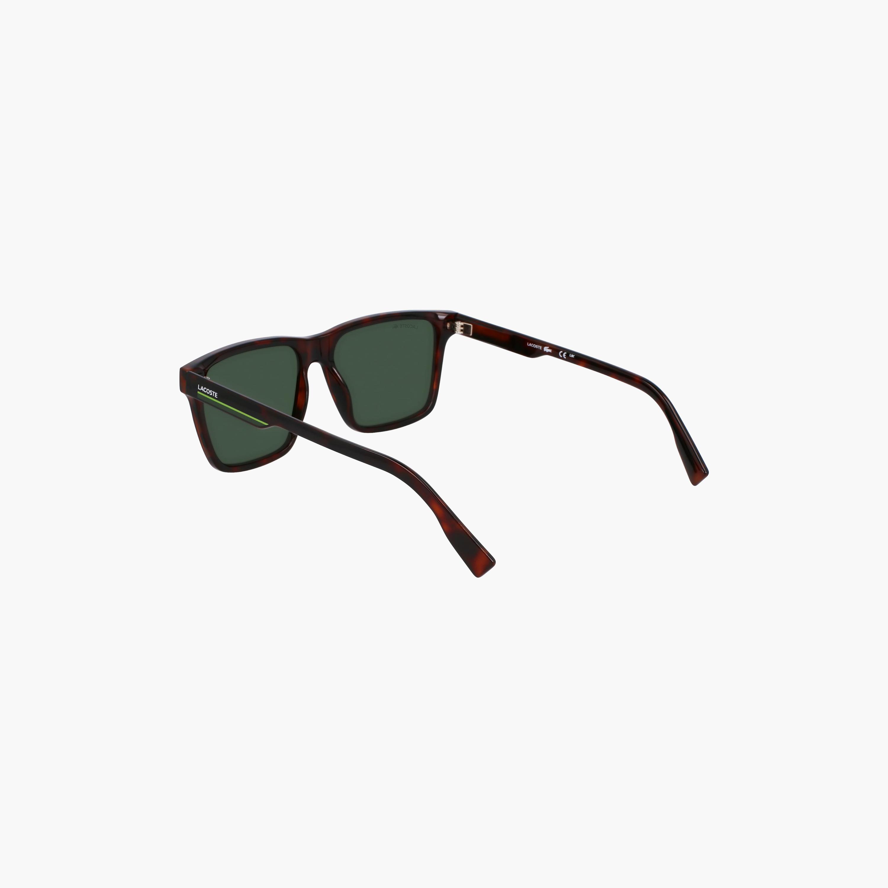 LACOSTE Men Square Mirror Green Sunglasses | L6039SN.214-men-sunglasses-image-2