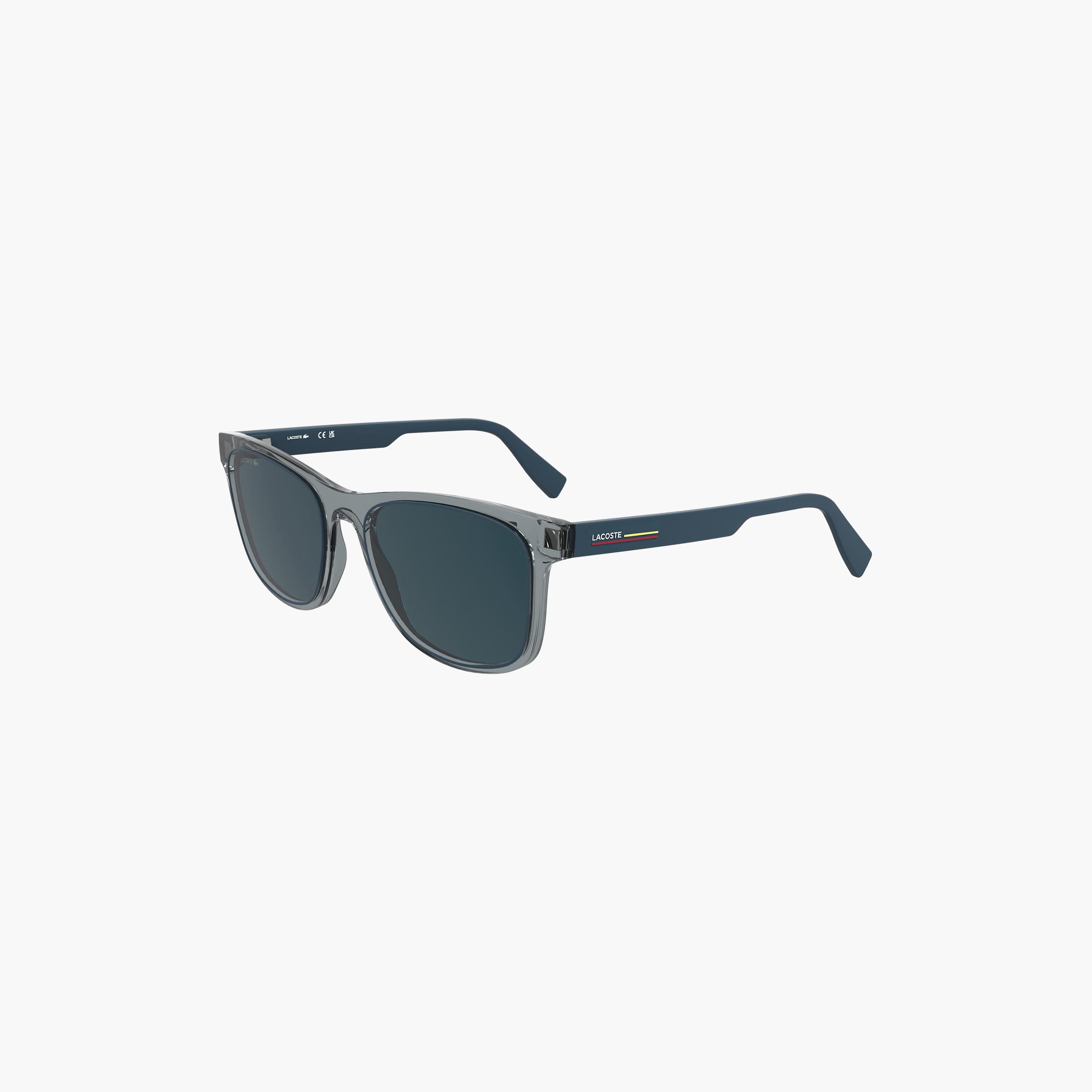 نظارات شمسية رجالية من لاكوست، مربعة الشكل، زرقاء اللون | L6054SN.035-men-sunglasses-image-1