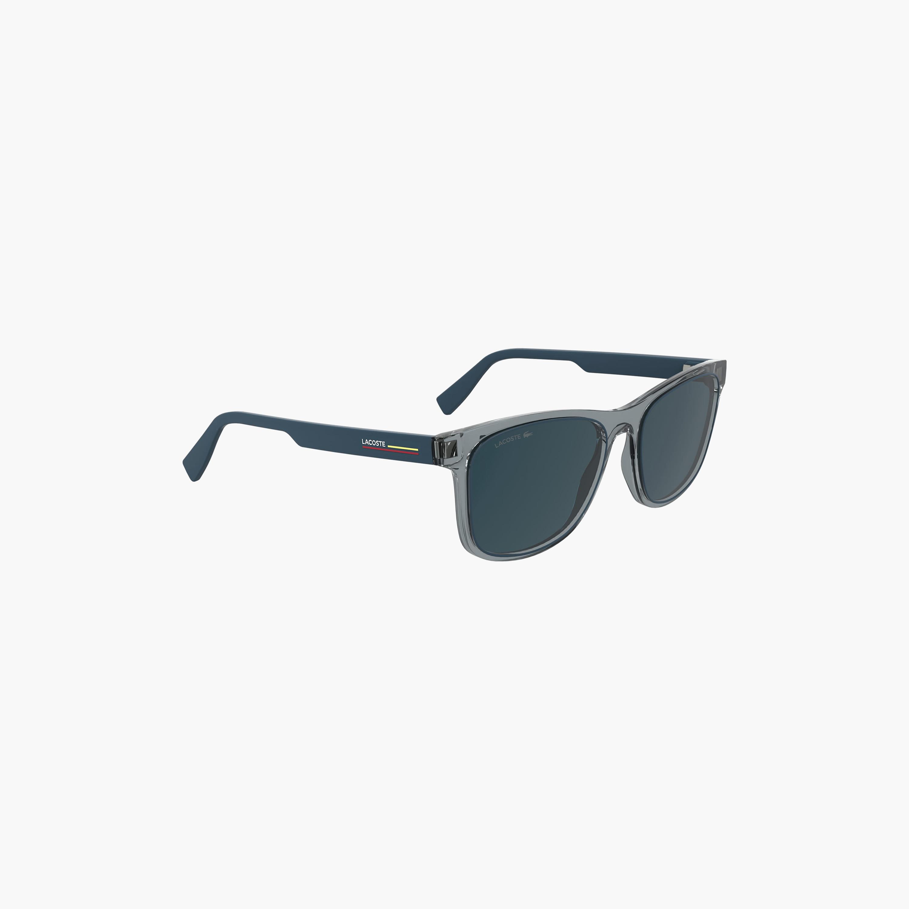 نظارات شمسية رجالية من لاكوست، مربعة الشكل، زرقاء اللون | L6054SN.035-men-sunglasses-image-4