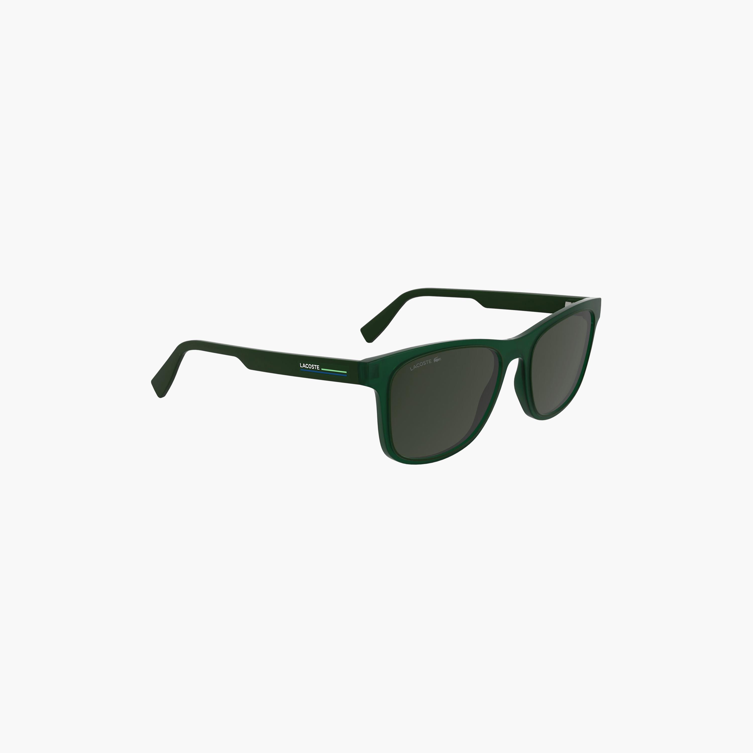 نظارات شمسية رجالية من لاكوست، رمادية اللون، مربعة الشكل ومرآة | L6054SN.301-men-sunglasses-image-4