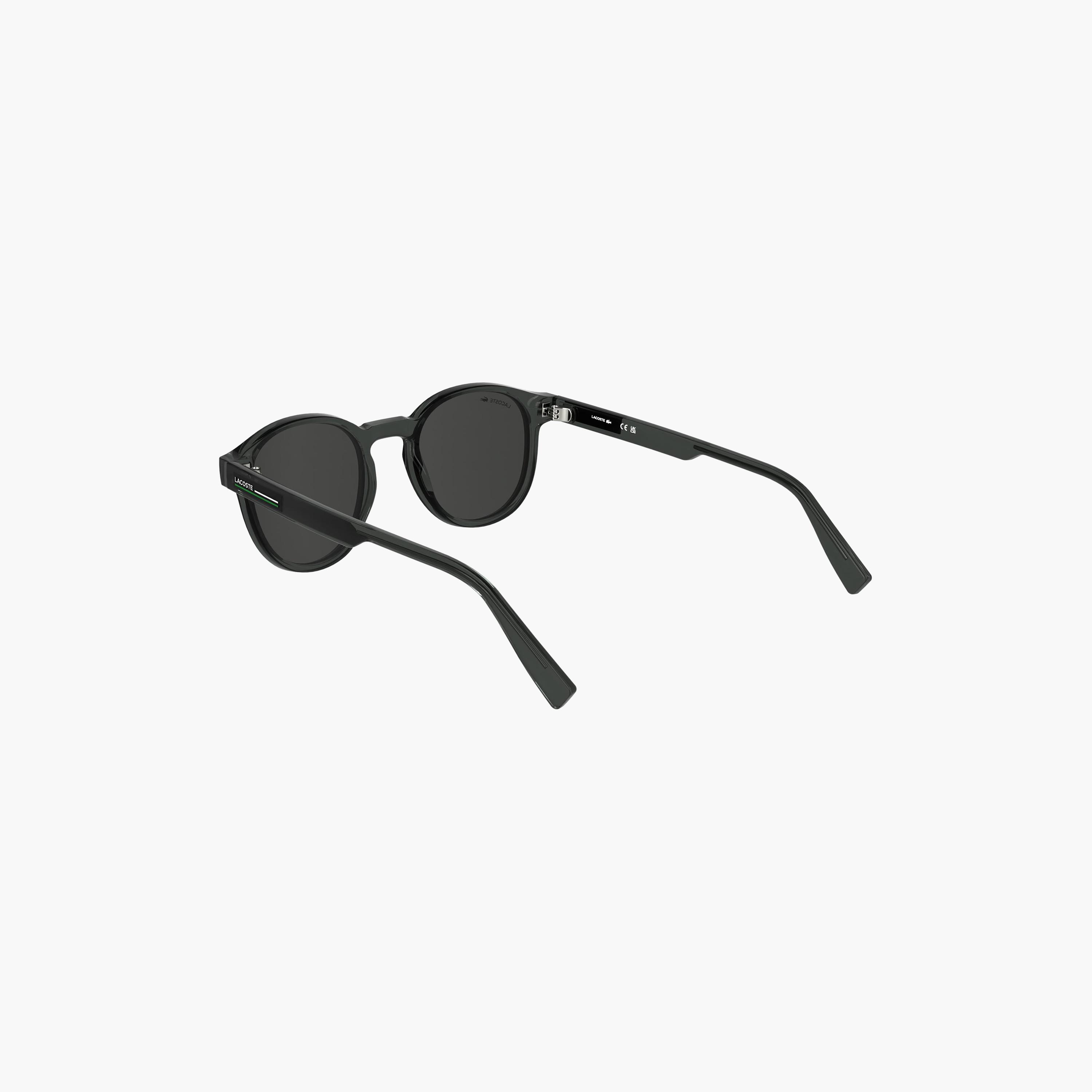 نظارات شمسية رجالية من لاكوست، دائرية سوداء عاكسة | L6055SN.035-men-sunglasses-image-2