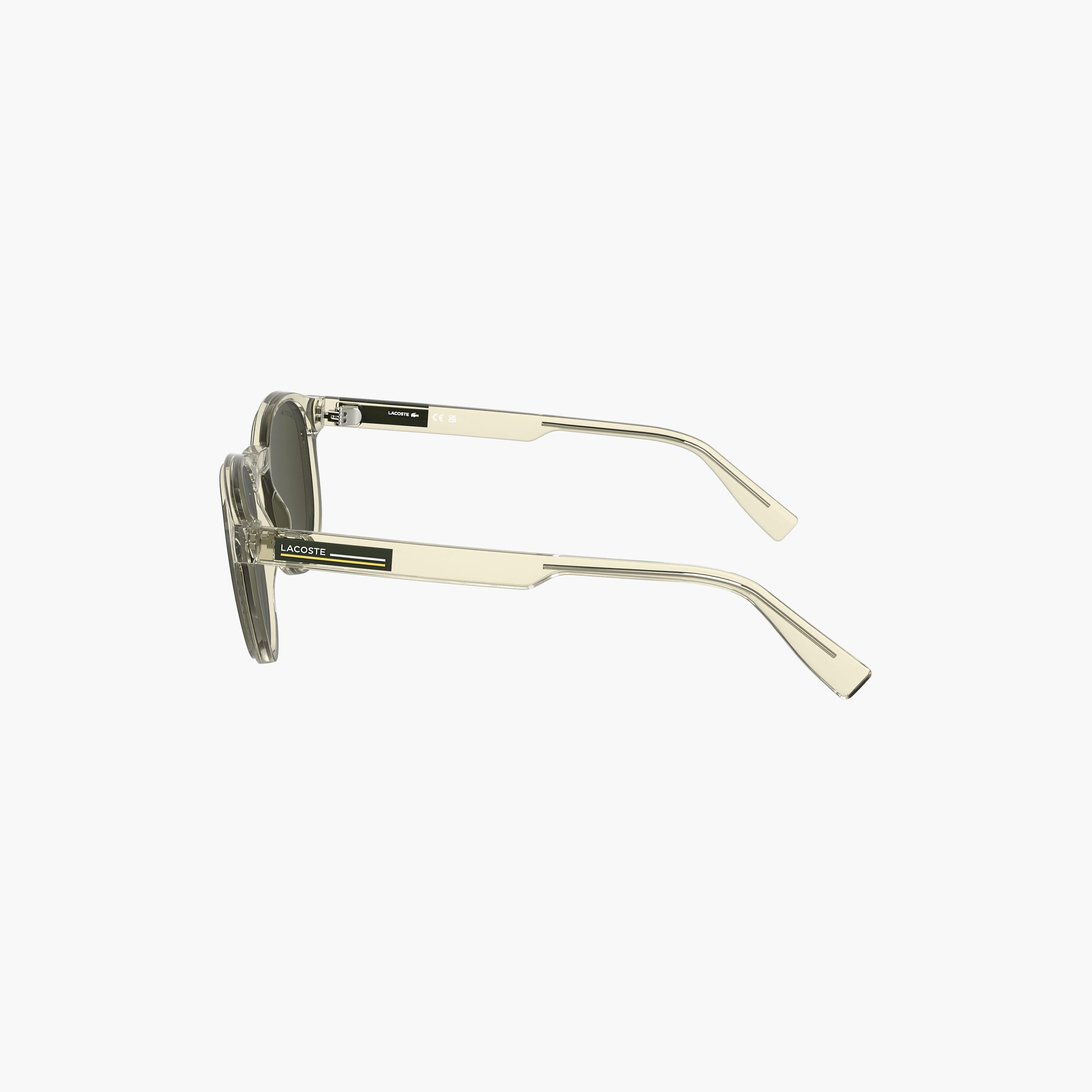 نظارات شمسية رجالية دائرية عاكسة من لاكوست باللون الأخضر | L6055SN.750-men-sunglasses-image-5