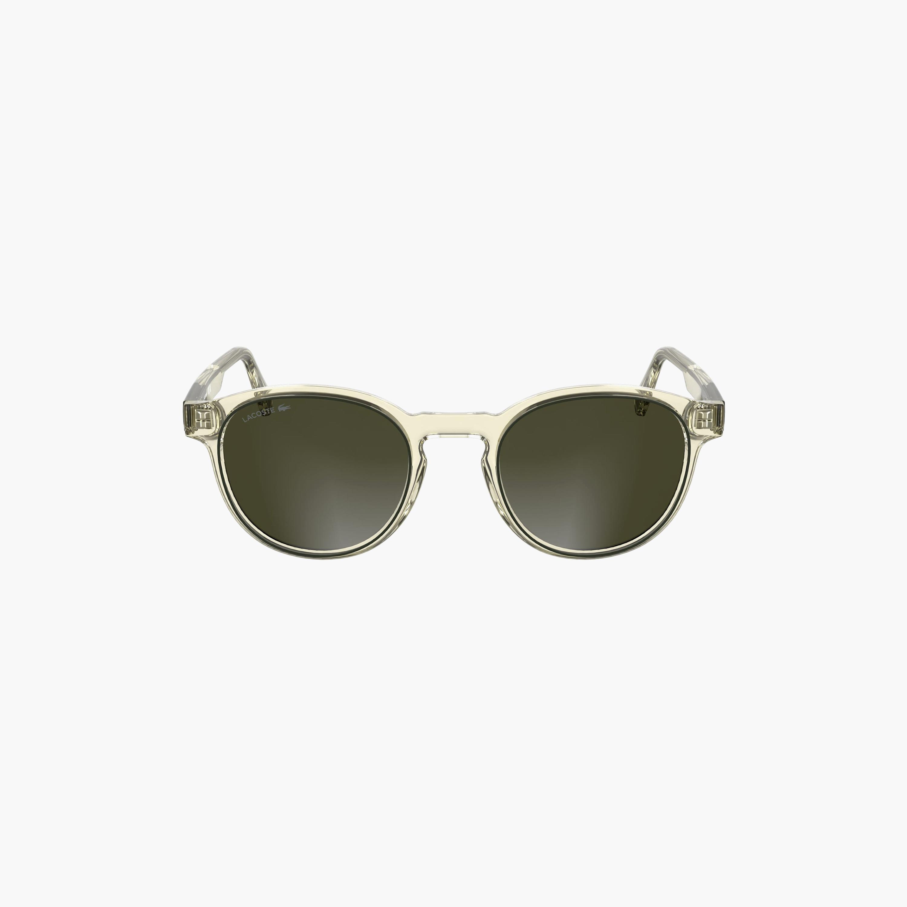 نظارات شمسية رجالية دائرية عاكسة من لاكوست باللون الأخضر | L6055SN.750-men-sunglasses-image-7