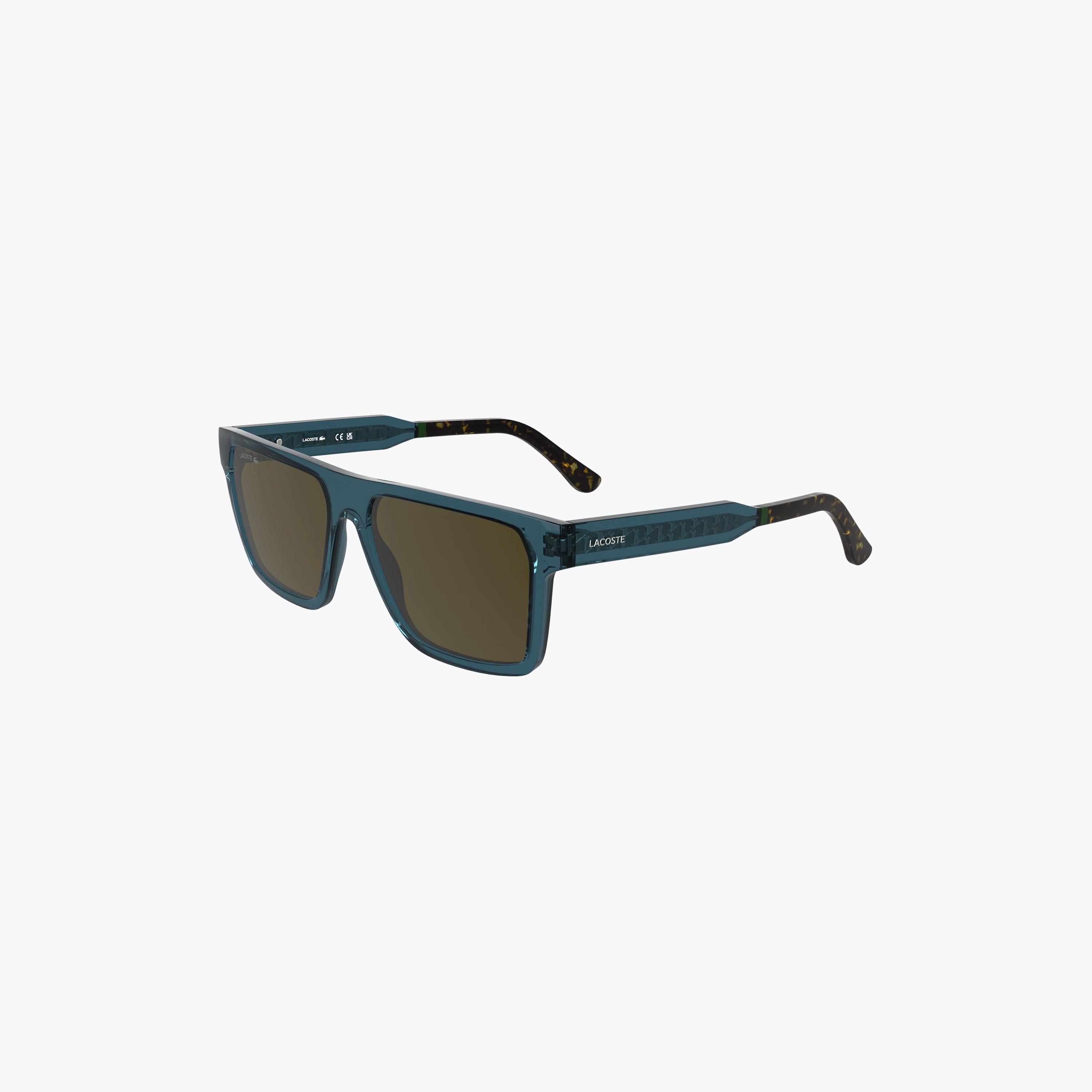 نظارات شمسية رجالية من لاكوست، مربعة الشكل، بنية اللون | L6059SN.410-men-sunglasses-image-1