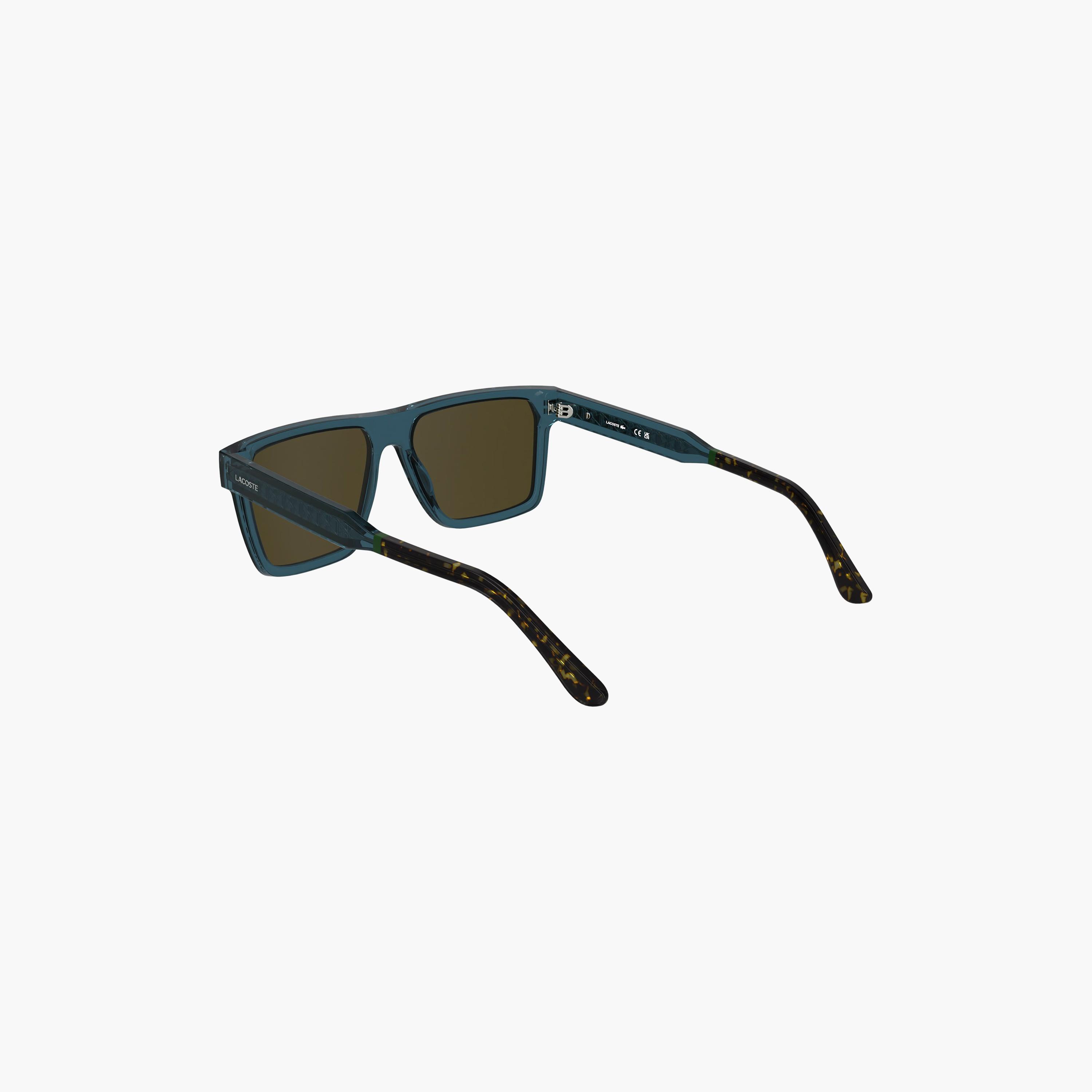 نظارات شمسية رجالية من لاكوست، مربعة الشكل، بنية اللون | L6059SN.410-men-sunglasses-image-2