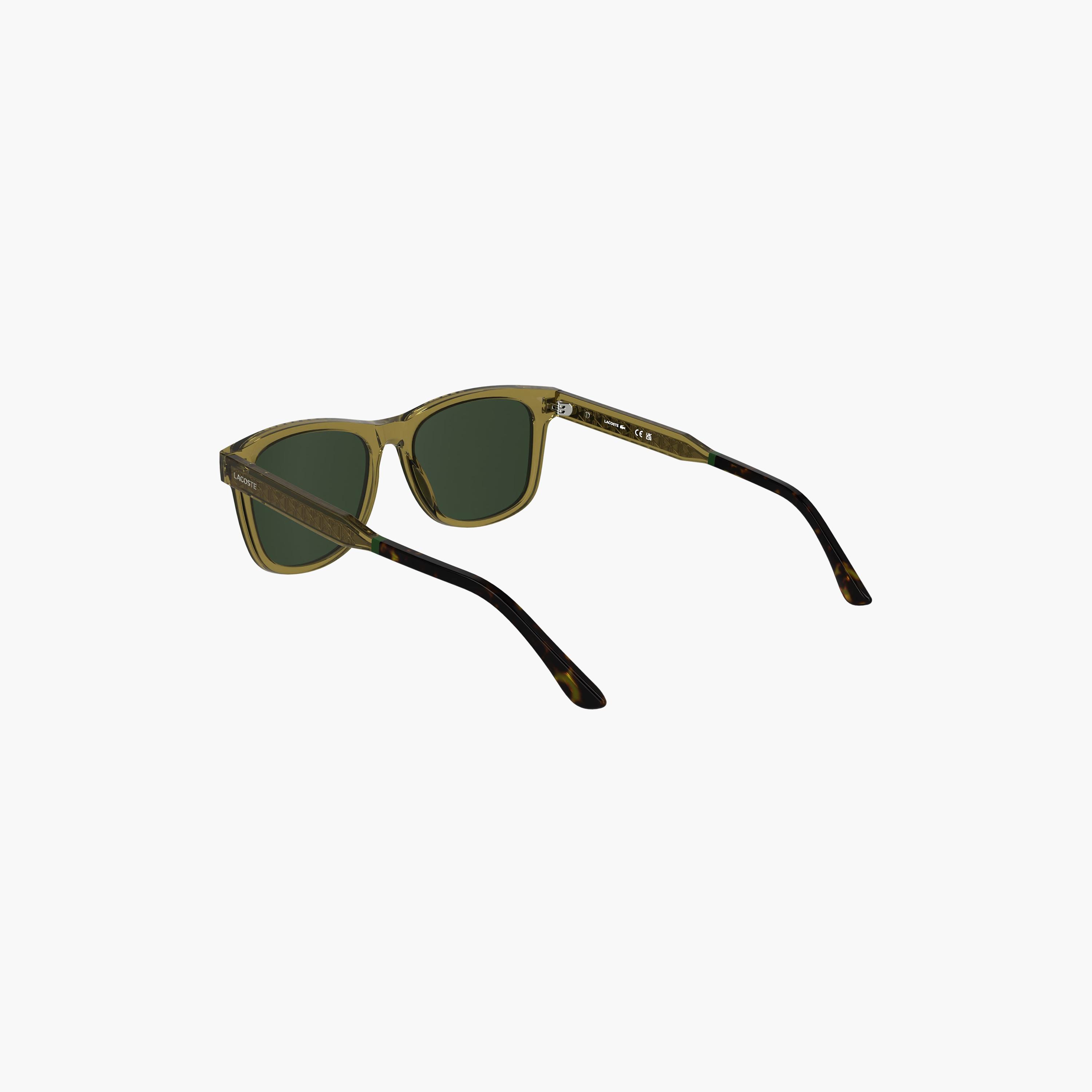 نظارات شمسية رجالية من لاكوست، مربعة الشكل، خضراء اللون | L6060S.264-men-sunglasses-image-2