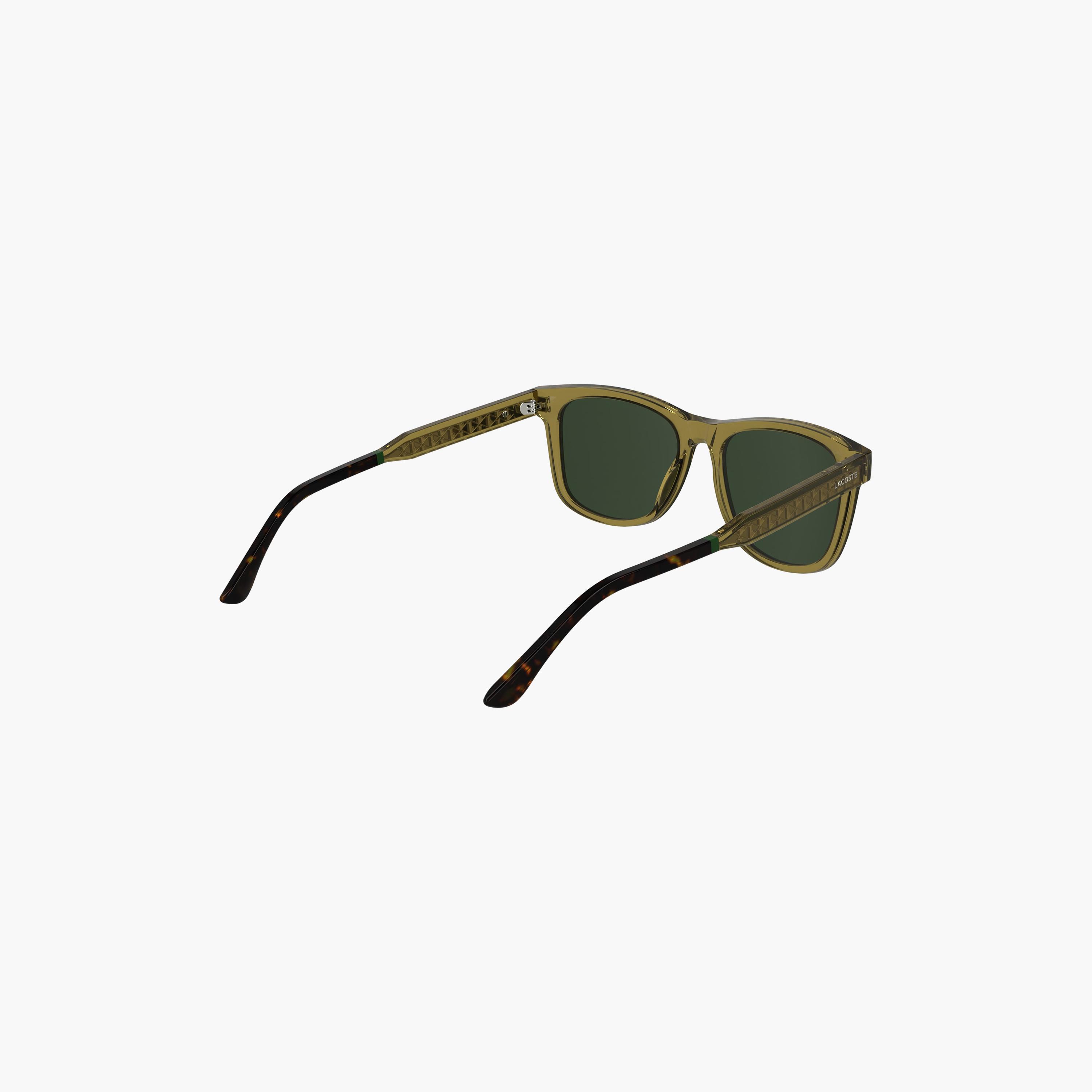 نظارات شمسية رجالية من لاكوست، مربعة الشكل، خضراء اللون | L6060S.264-men-sunglasses-image-3
