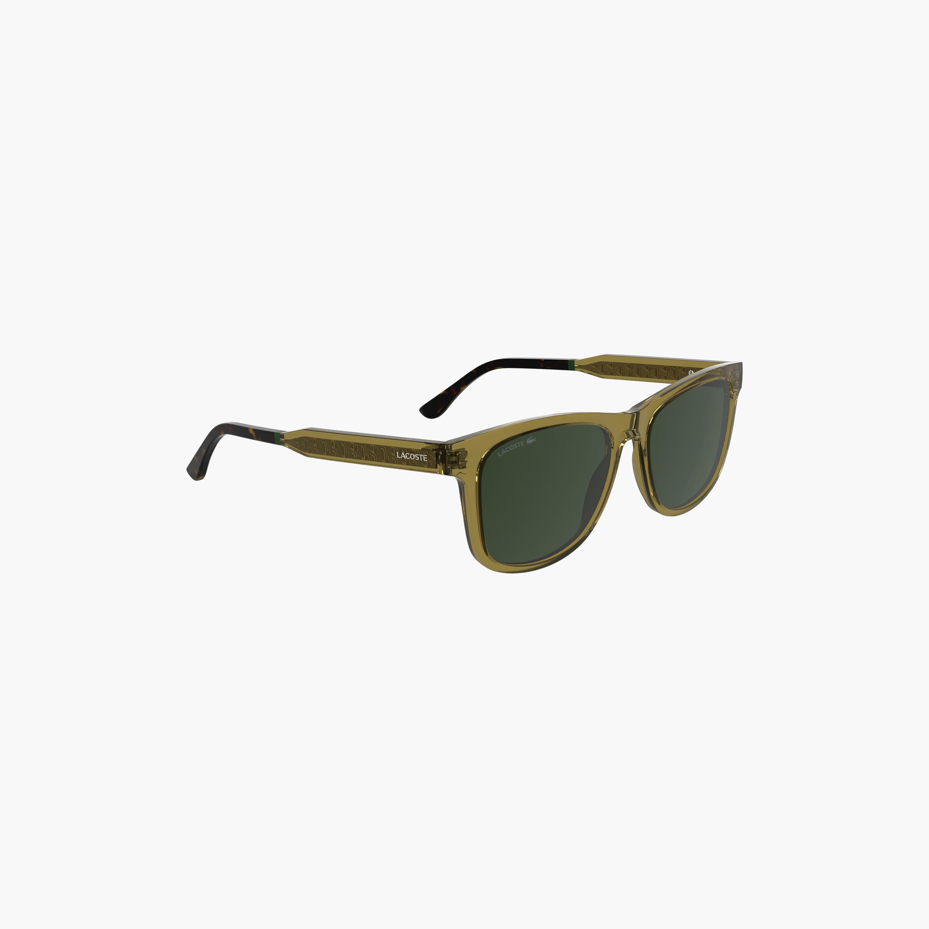 نظارات شمسية رجالية من لاكوست، مربعة الشكل، خضراء اللون | L6060S.264-men-sunglasses-image-4