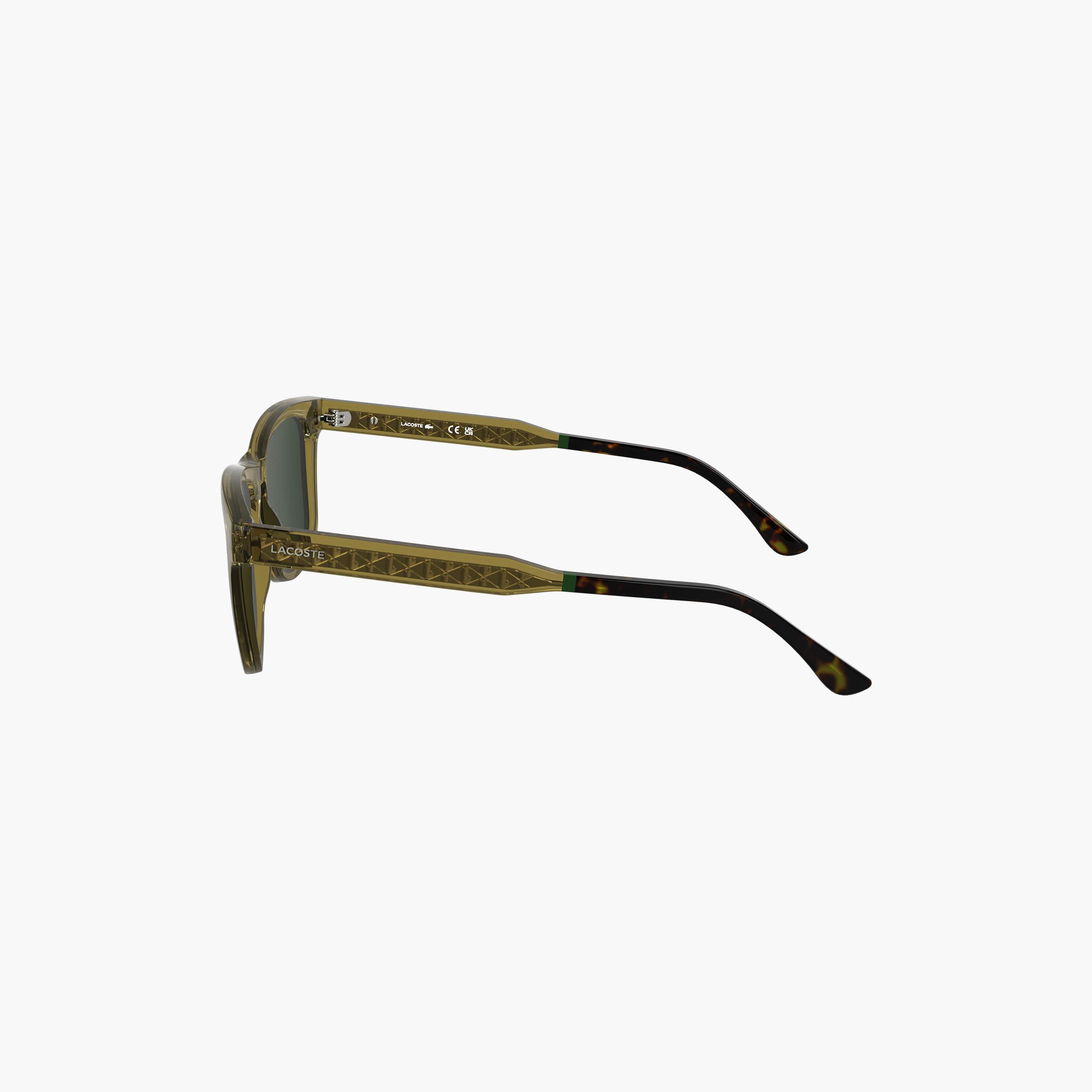 نظارات شمسية رجالية من لاكوست، مربعة الشكل، خضراء اللون | L6060S.264-men-sunglasses-image-5