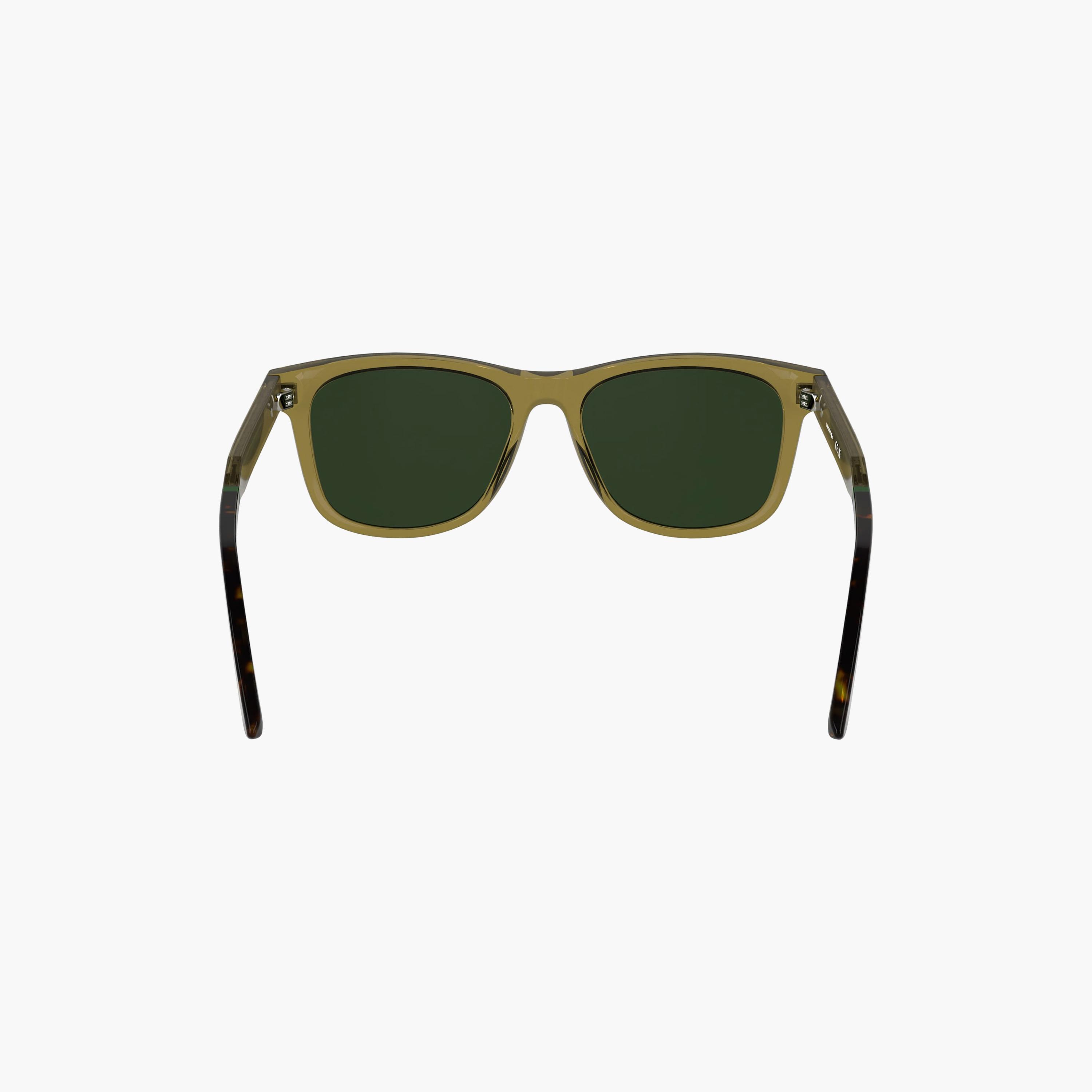نظارات شمسية رجالية من لاكوست، مربعة الشكل، خضراء اللون | L6060S.264-men-sunglasses-image-6