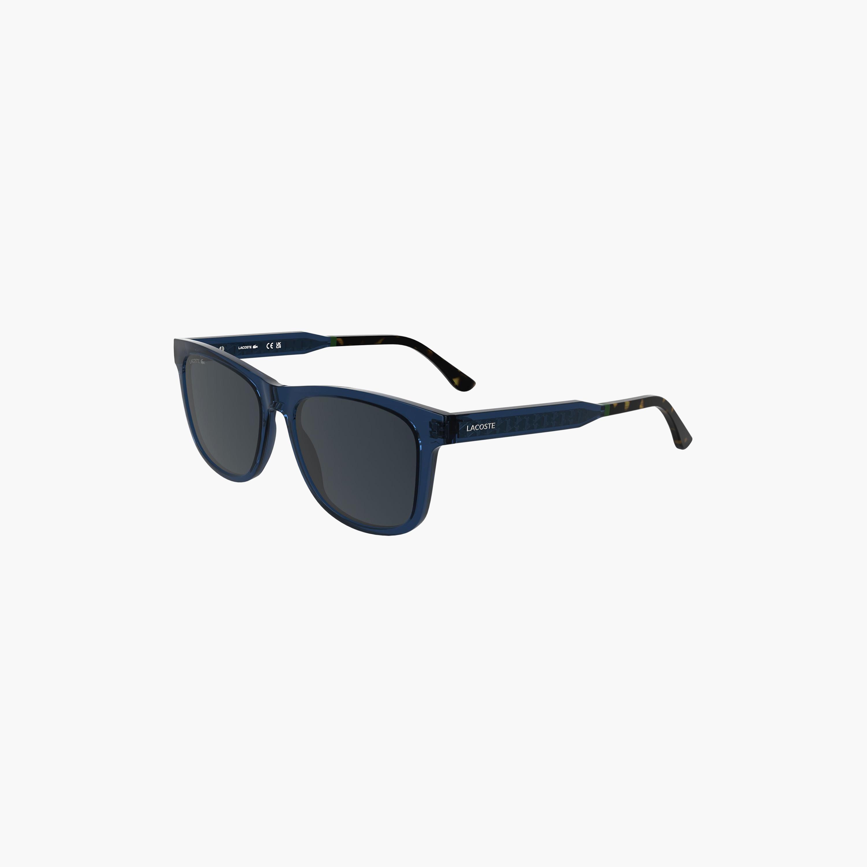 نظارات شمسية رجالية من لاكوست، مربعة الشكل، زرقاء اللون | L6060S.410-men-sunglasses-image-1