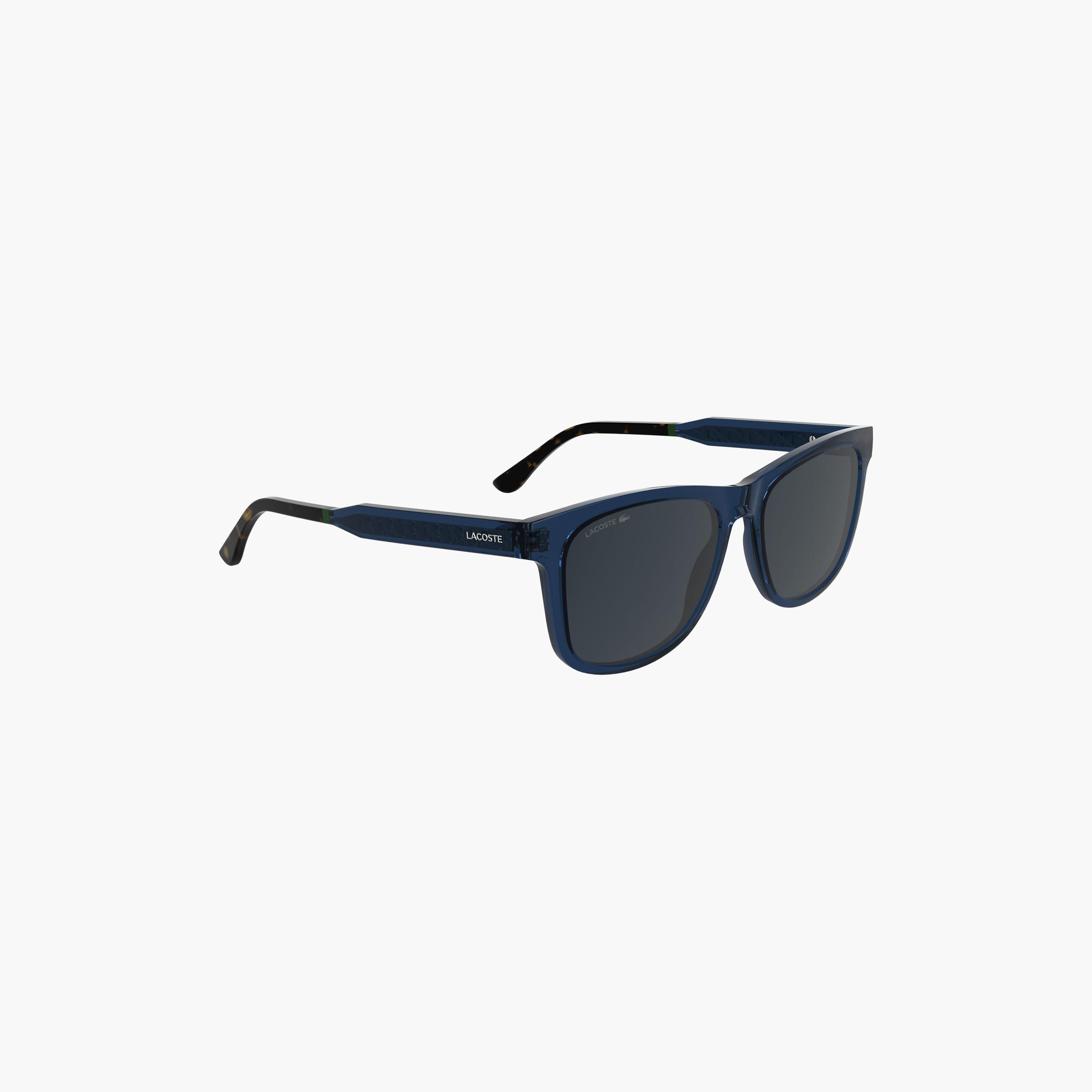 نظارات شمسية رجالية من لاكوست، مربعة الشكل، زرقاء اللون | L6060S.410-men-sunglasses-image-4