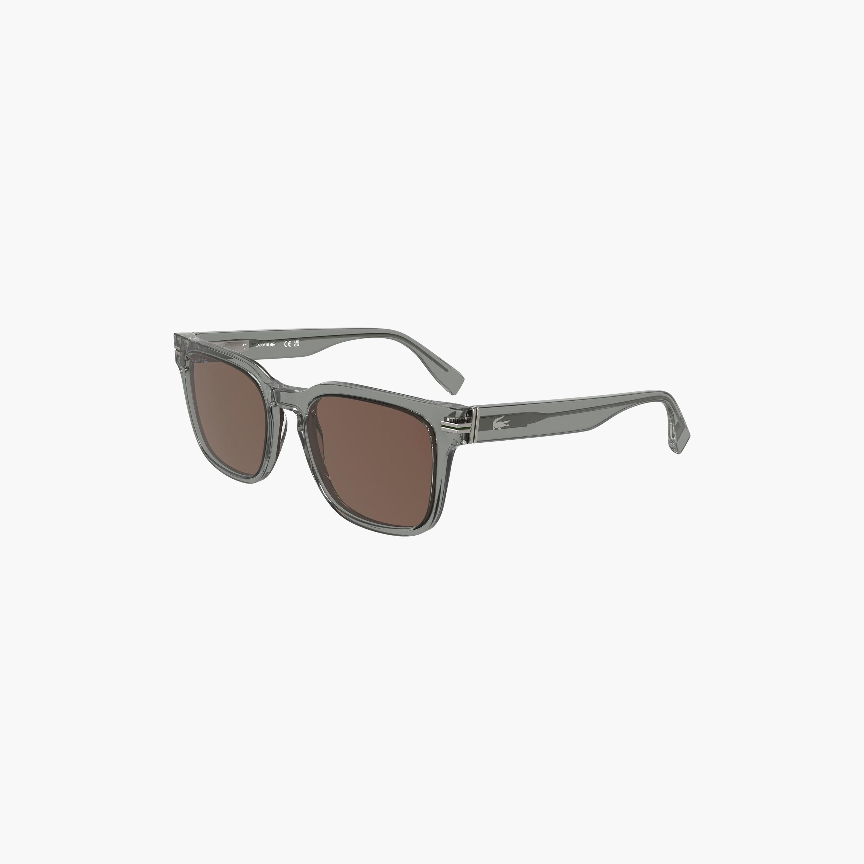 نظارات شمسية رجالية من لاكوست، مربعة الشكل، بنية اللون | L6065S.038-men-sunglasses-image-1