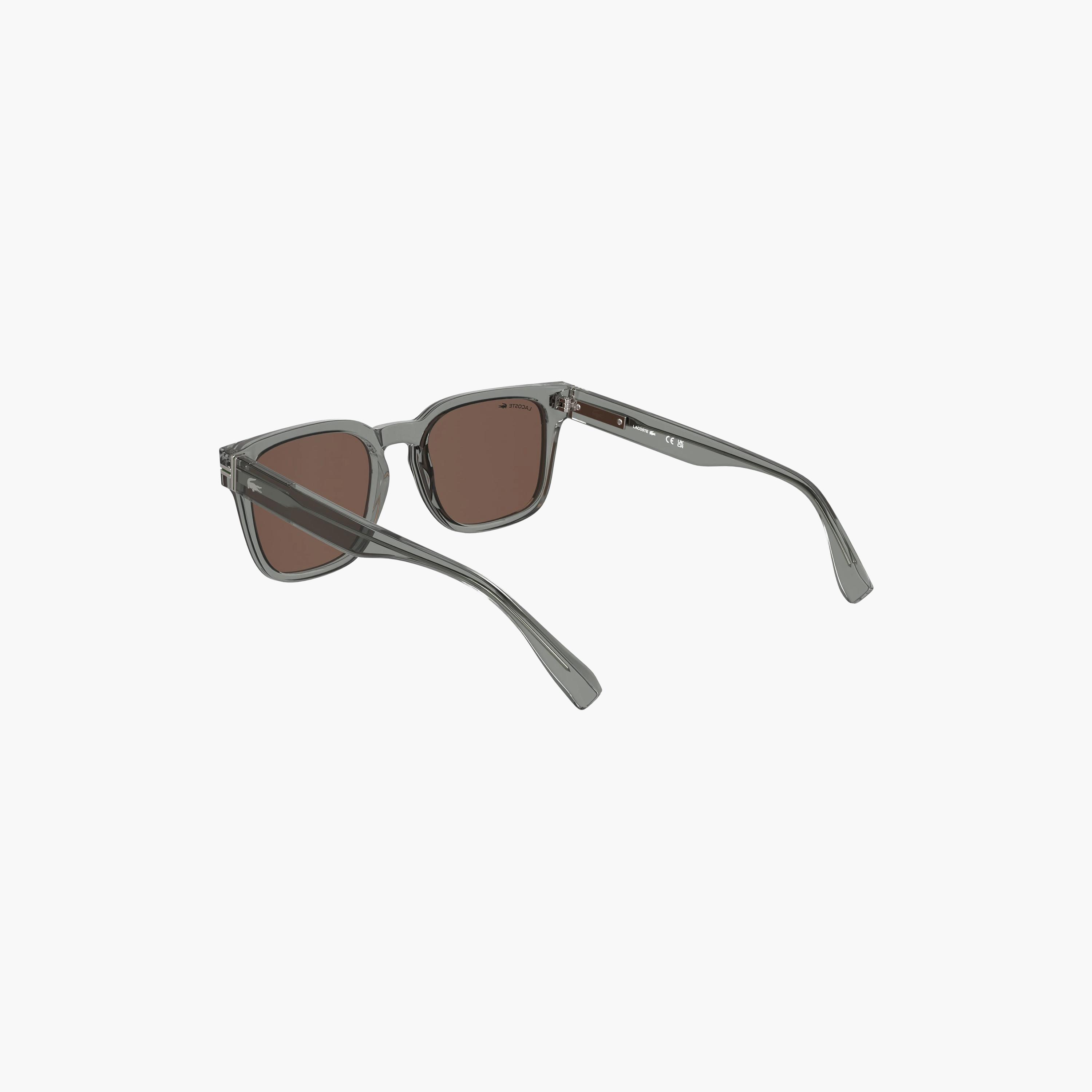 نظارات شمسية رجالية من لاكوست، مربعة الشكل، بنية اللون | L6065S.038-men-sunglasses-image-2