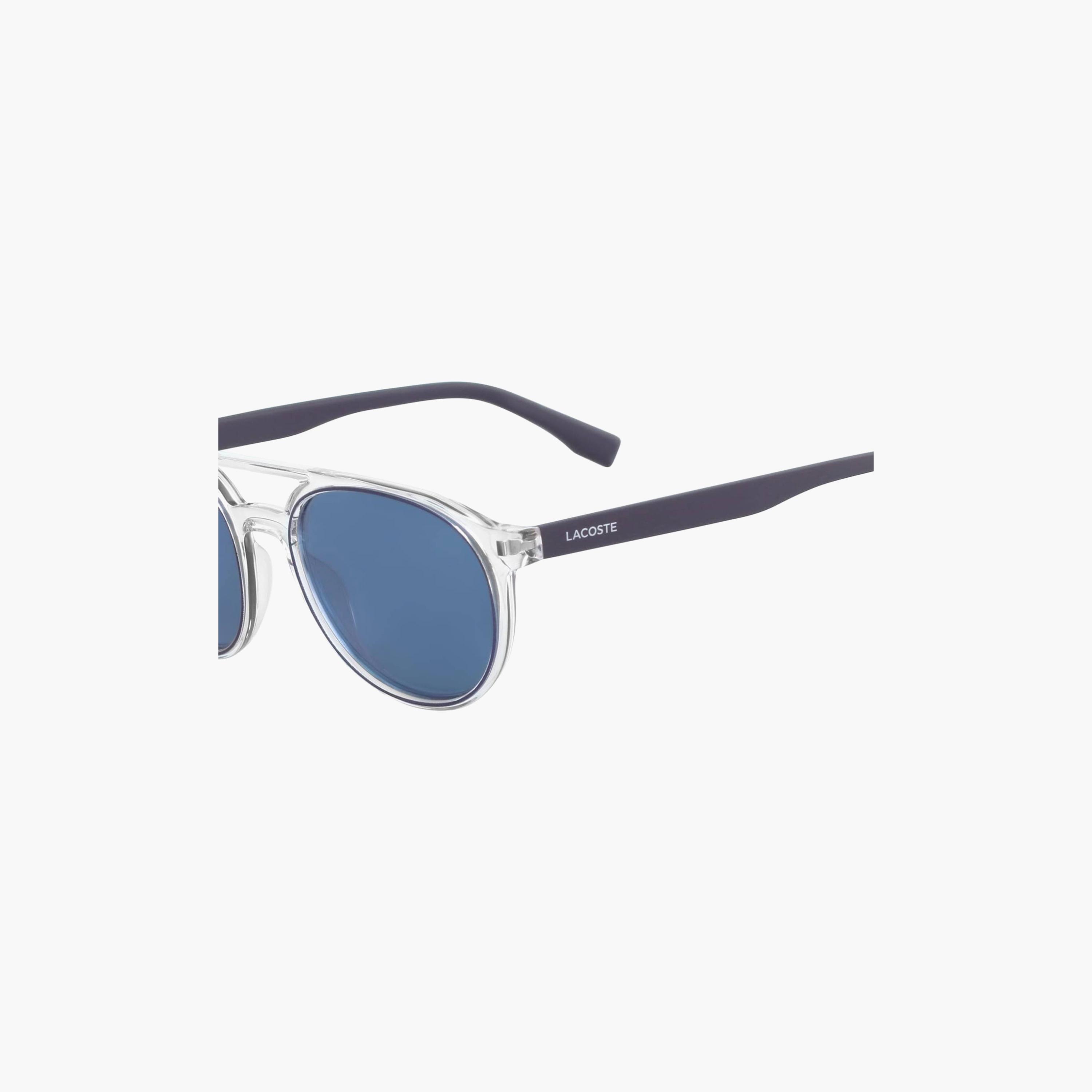 نظارات شمسية لاكوست للجنسين بتصميم طيار، لون أزرق عاكس | L881SN.424-men-sunglasses-image-3
