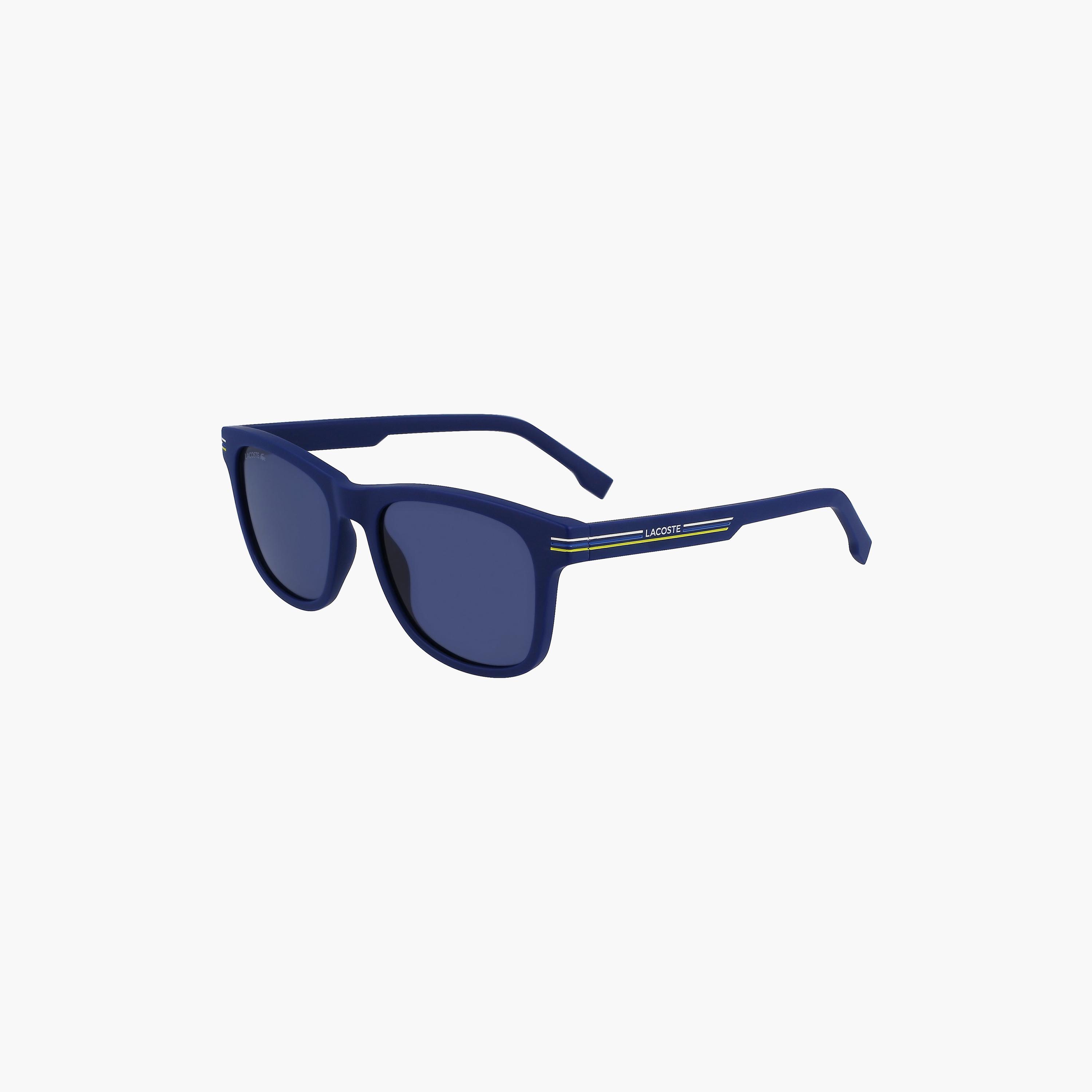 نظارات شمسية رجالية من لاكوست، مربعة الشكل، زرقاء اللون | L995SN.401-men-sunglasses-image-1