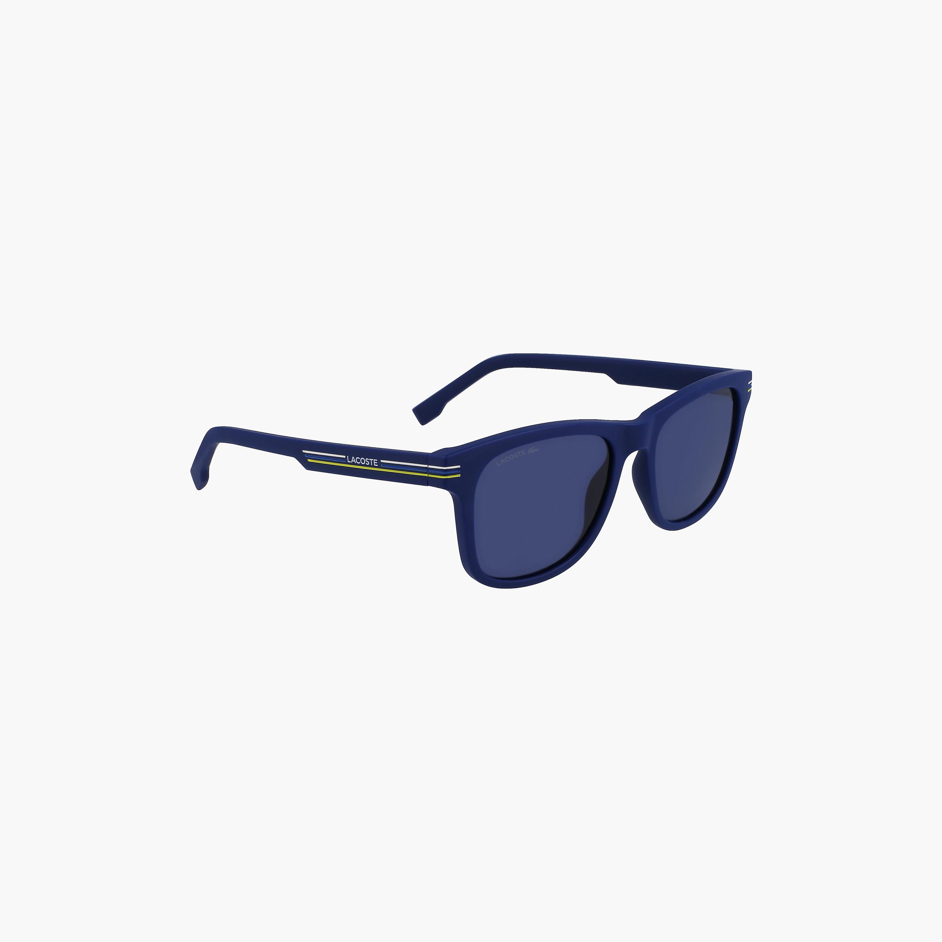 نظارات شمسية رجالية من لاكوست، مربعة الشكل، زرقاء اللون | L995SN.401-men-sunglasses-image-4