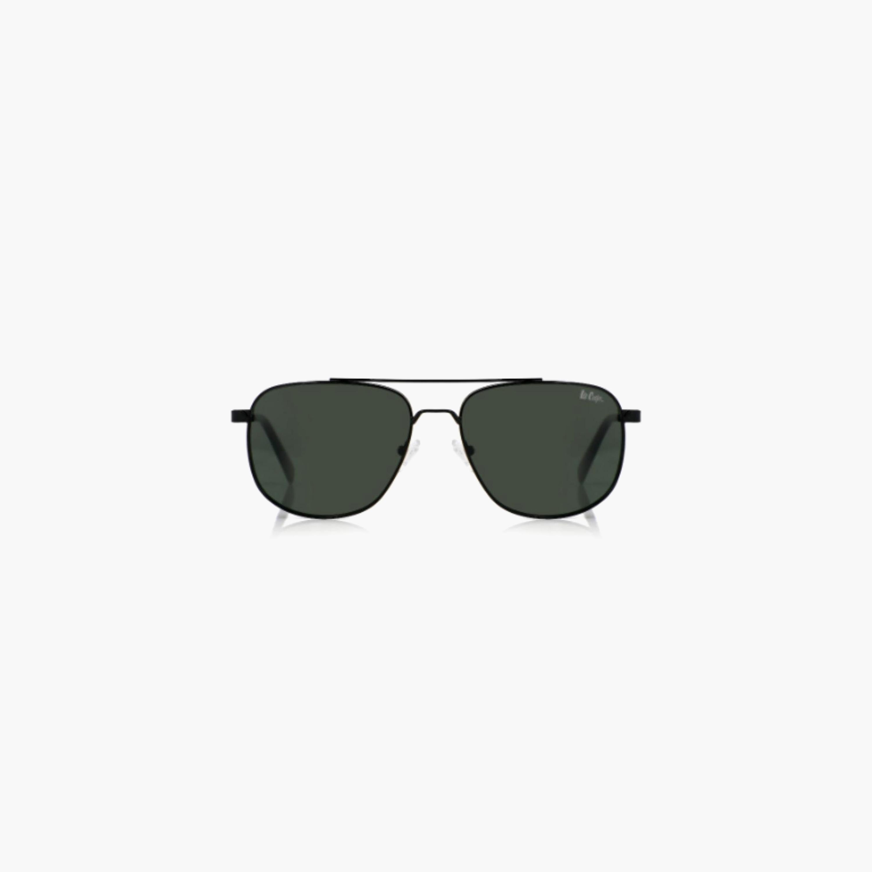 نظارات شمسية رجالية من لي كوبر بتصميم طيار وعدسات خضراء مستقطبة | LCM10245C1-men-sunglasses-image-4