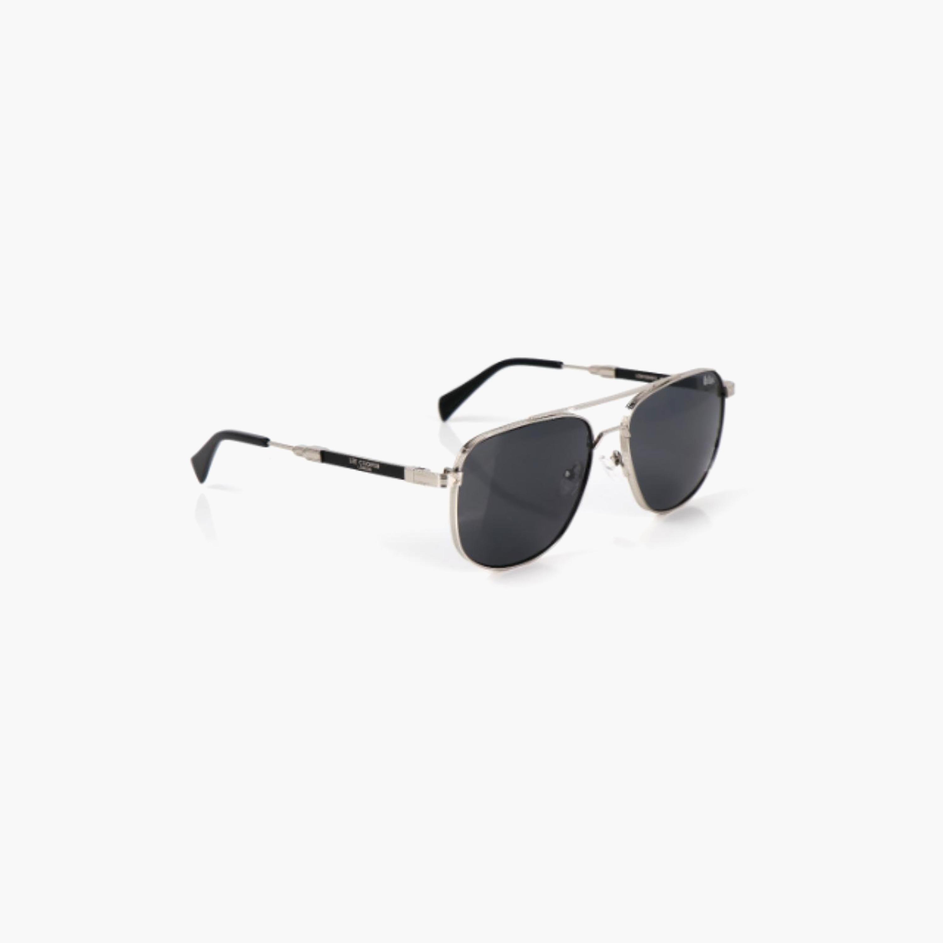 نظارات شمسية رجالية من لي كوبر بتصميم طيار وعدسات رمادية مستقطبة | LCM10245C2-men-sunglasses-image-2